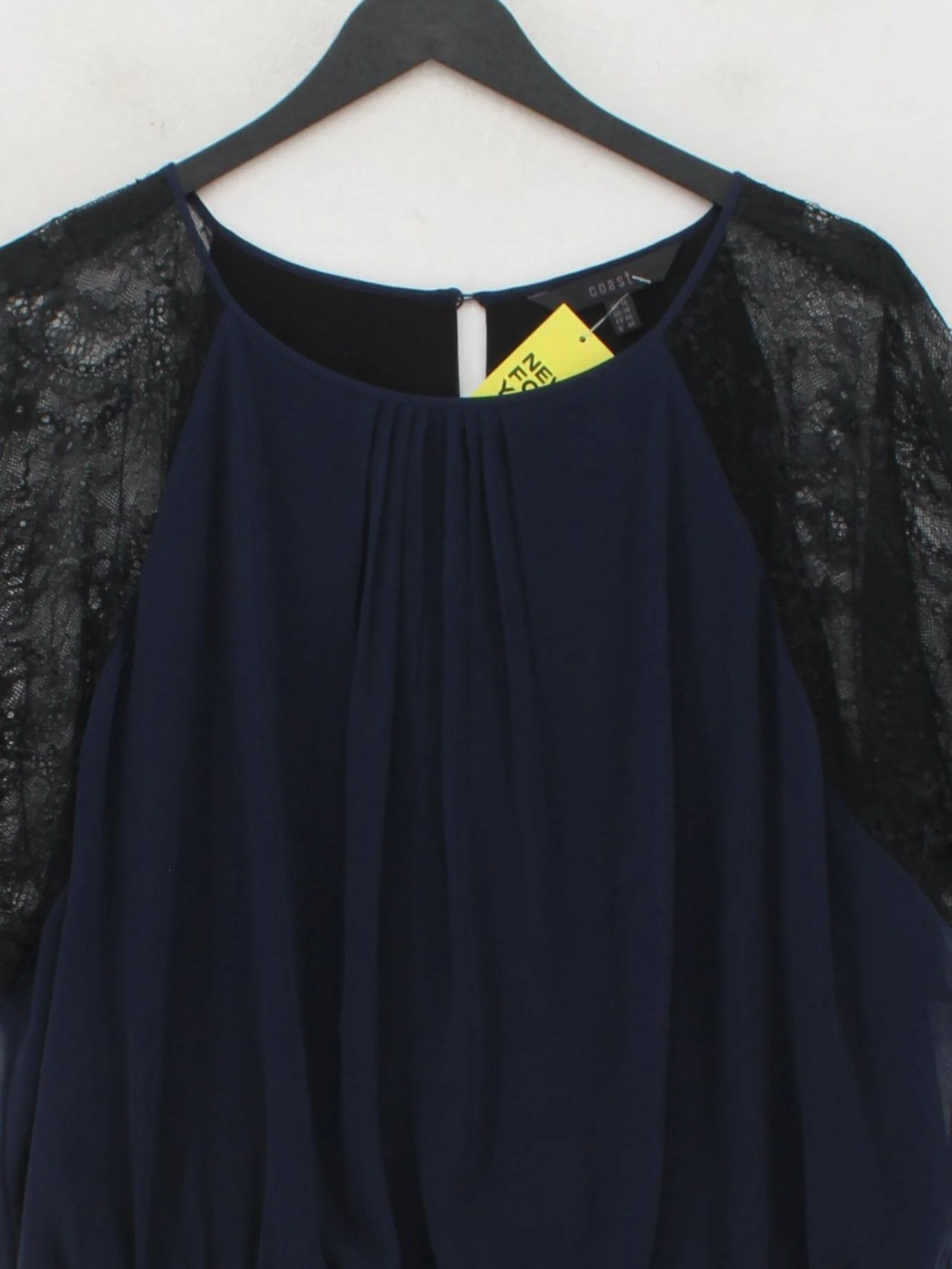 Coast Women's Top UK 18 Blue Polyester with Viscose, Elastane, Polyamide Basic - Image 3