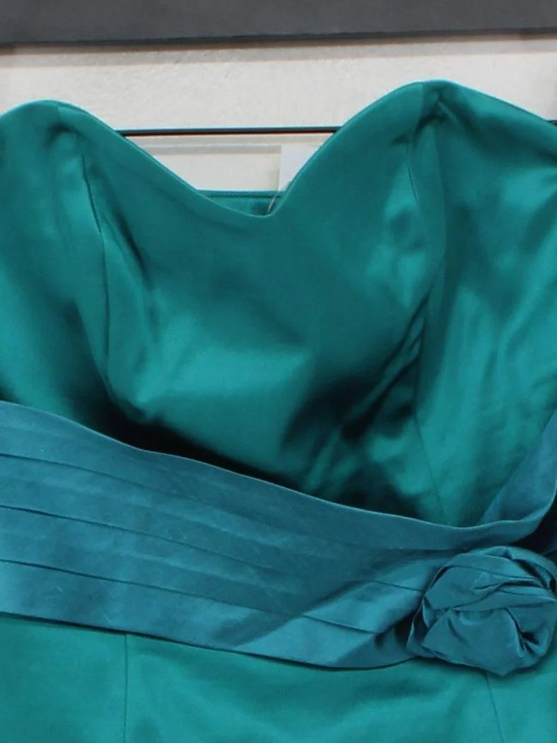 Coast Women's Top UK 8 Green Acetate with Nylon, Elastane, Silk Basic - Image 3