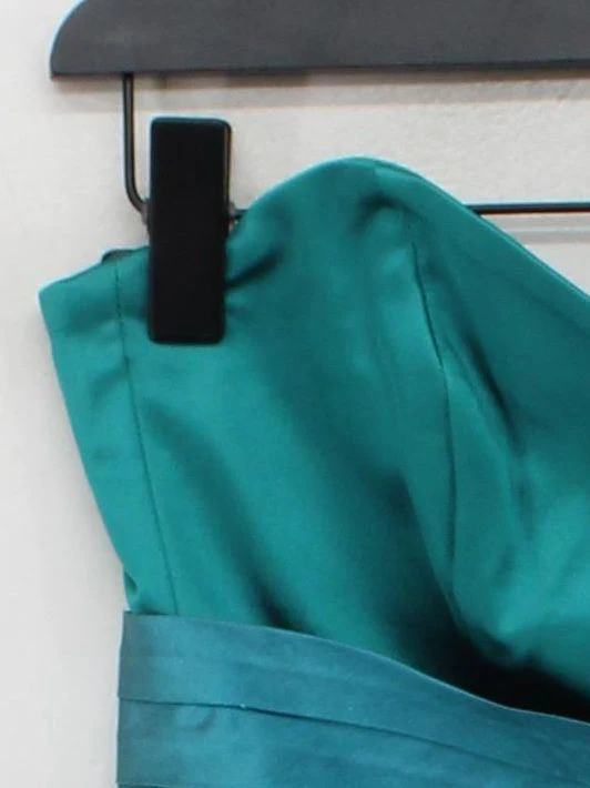 Coast Women's Top UK 8 Green Acetate with Nylon, Elastane, Silk Basic - Image 4