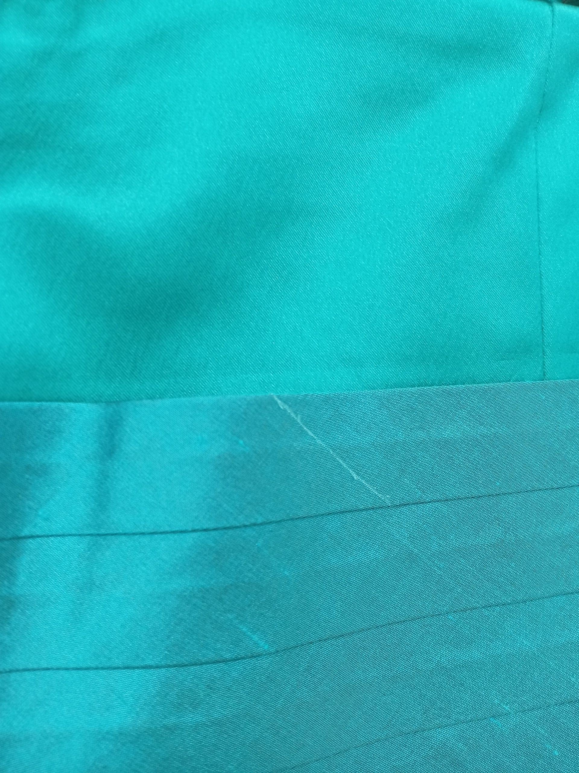 Coast Women's Top UK 8 Green Acetate with Nylon, Elastane, Silk Basic - Image 5