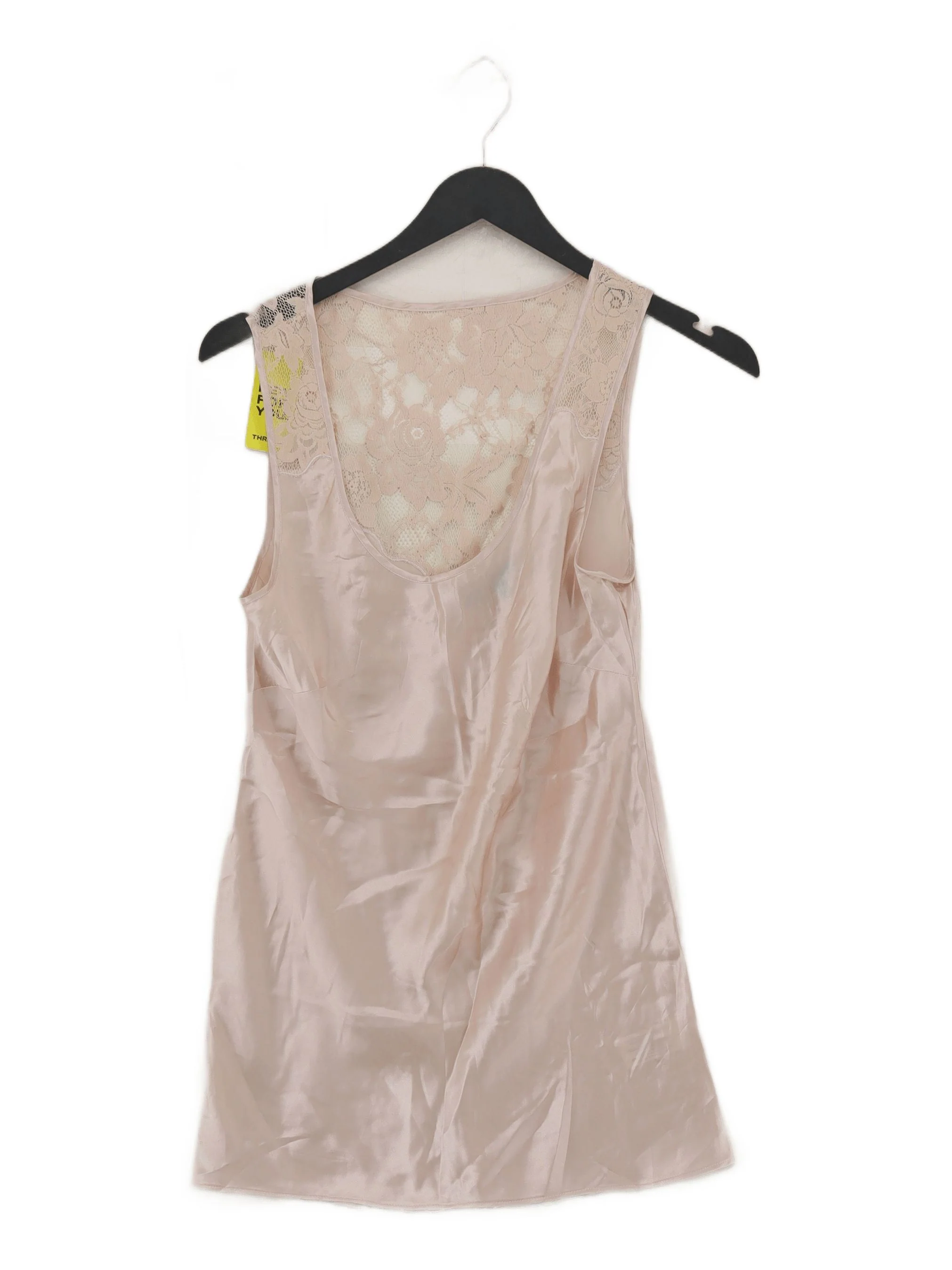 Coast Women's Top UK 8 Pink Silk with Cotton, Nylon Basic