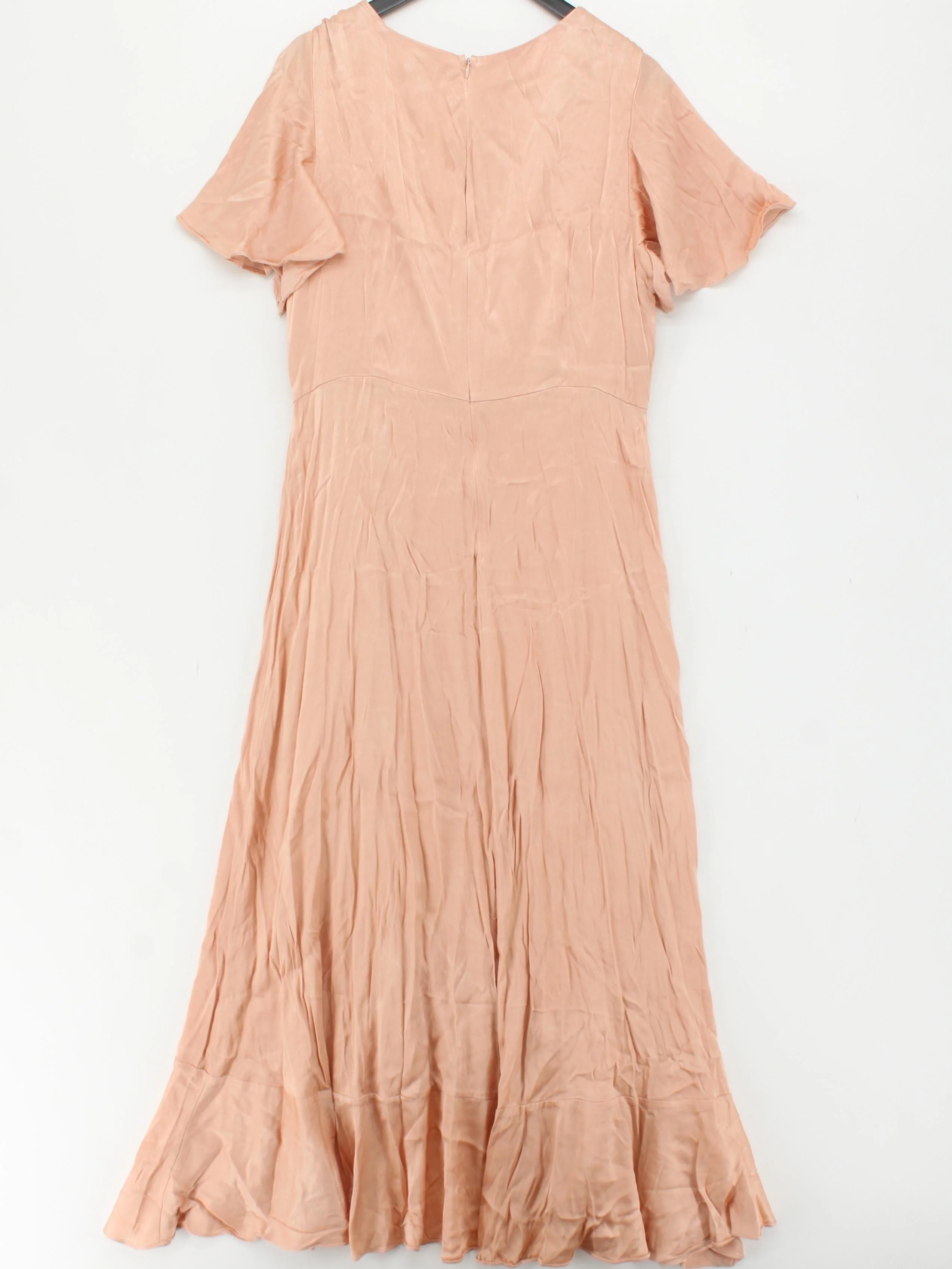 Coast Wrap Midi Dress UK22 in Cream - Image 2