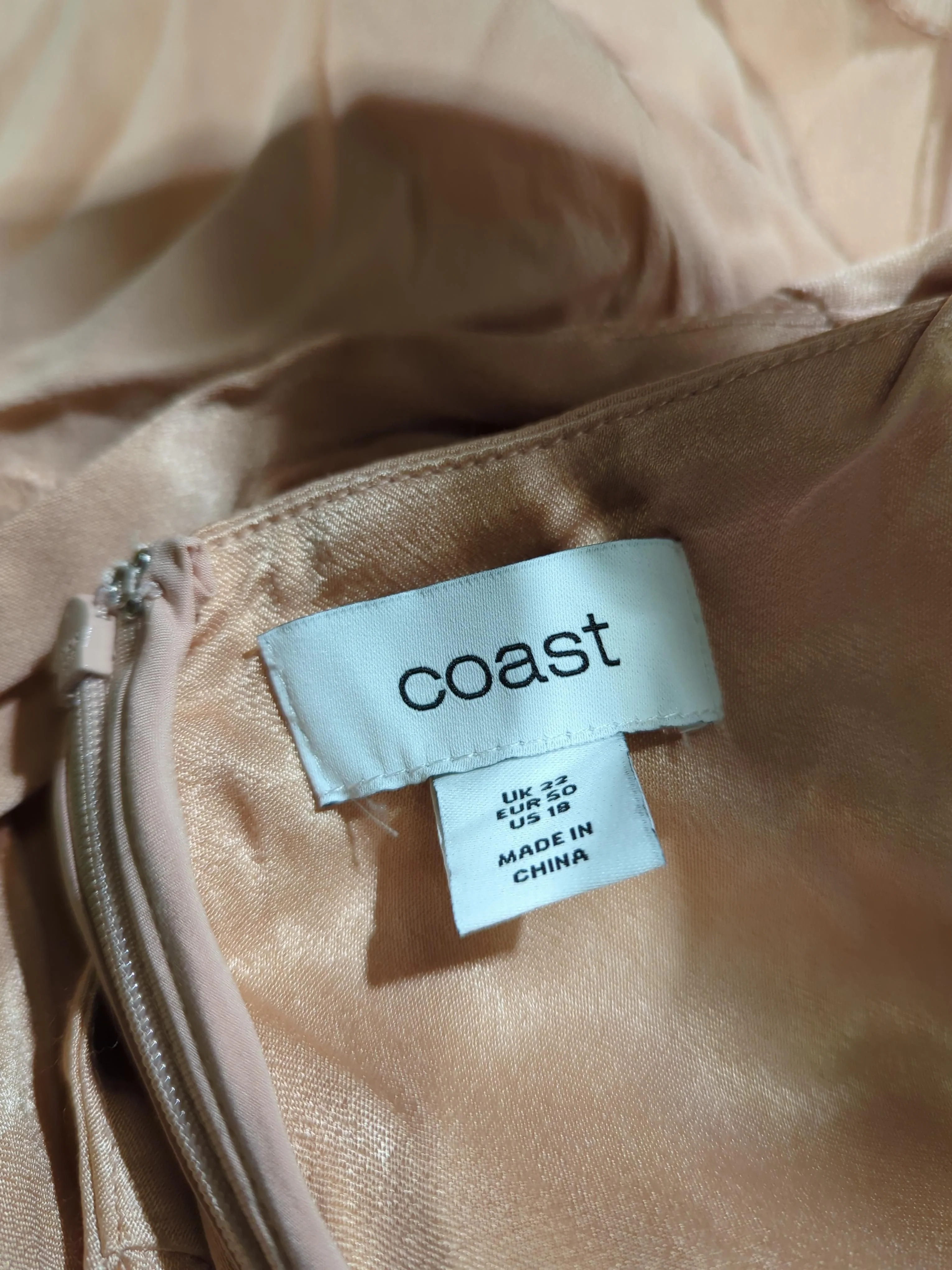 Coast Wrap Midi Dress UK22 in Cream - Image 5
