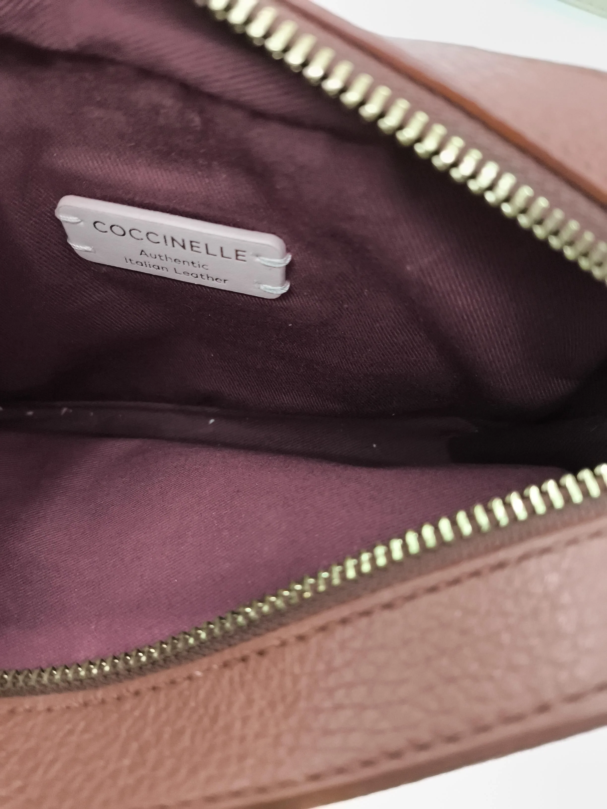 Coccinelle Women's Bag Tan 100% Leather Crossbody - Image 4