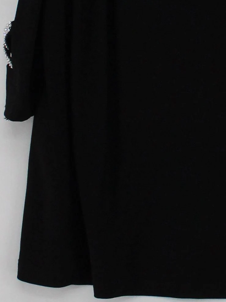 Coco Bianco Women's Top XL Black Polyester with Elastane Basic - Image 4