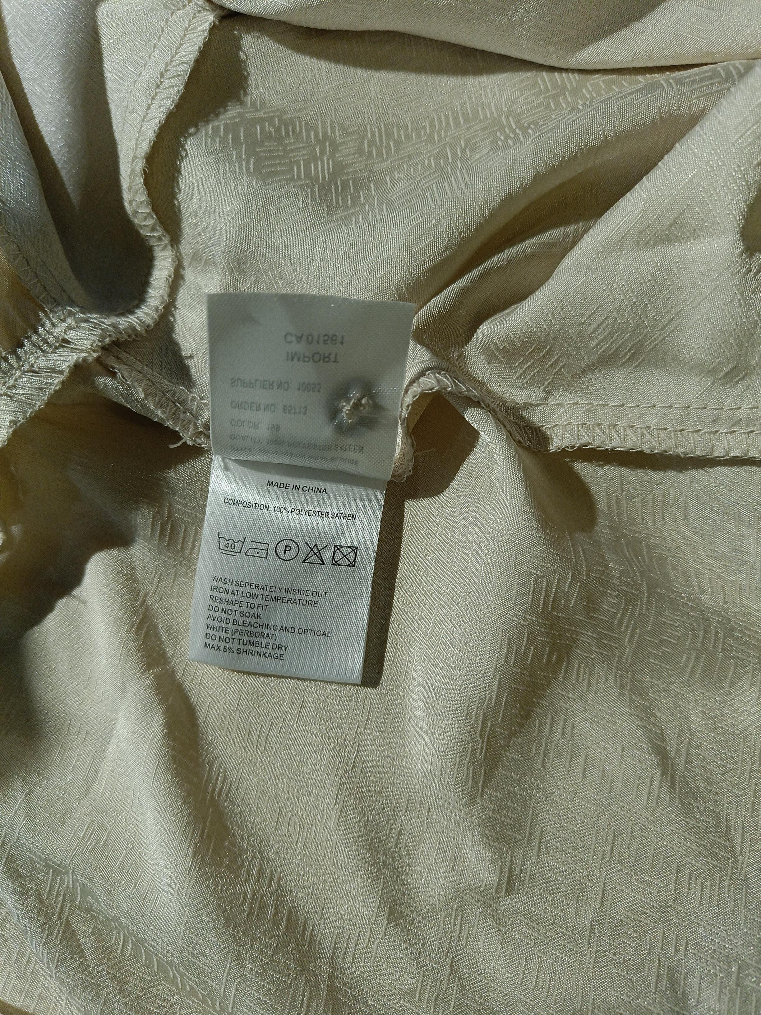 Co'couture Women's Blouse S Cream 100% Polyester Long Sleeve V-Neck Basic - Image 6