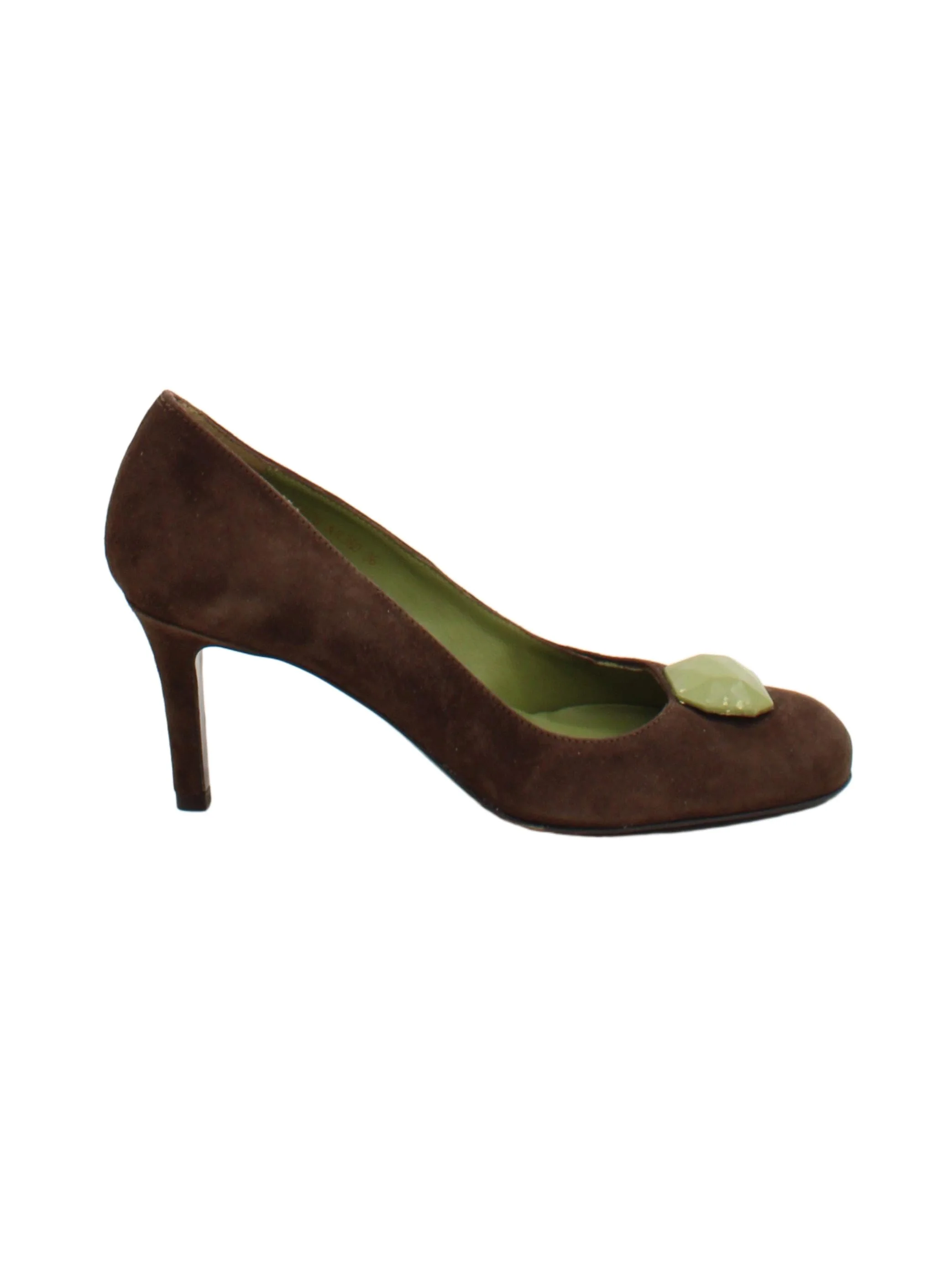 Cole Haan Women's Heels UK 3 Brown 100% Suede Court