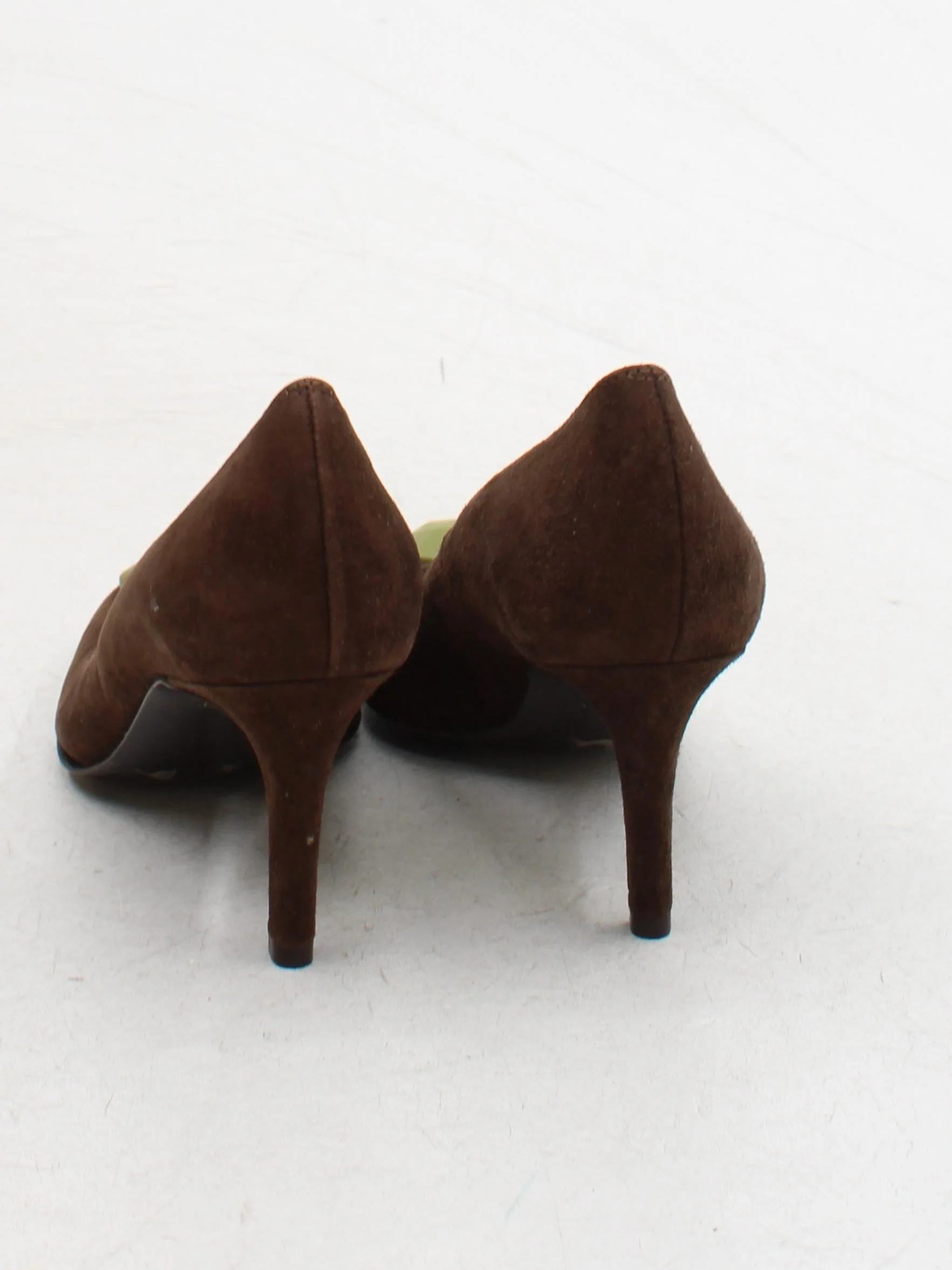 Cole Haan Women's Heels UK 3 Brown 100% Suede Court - Image 3