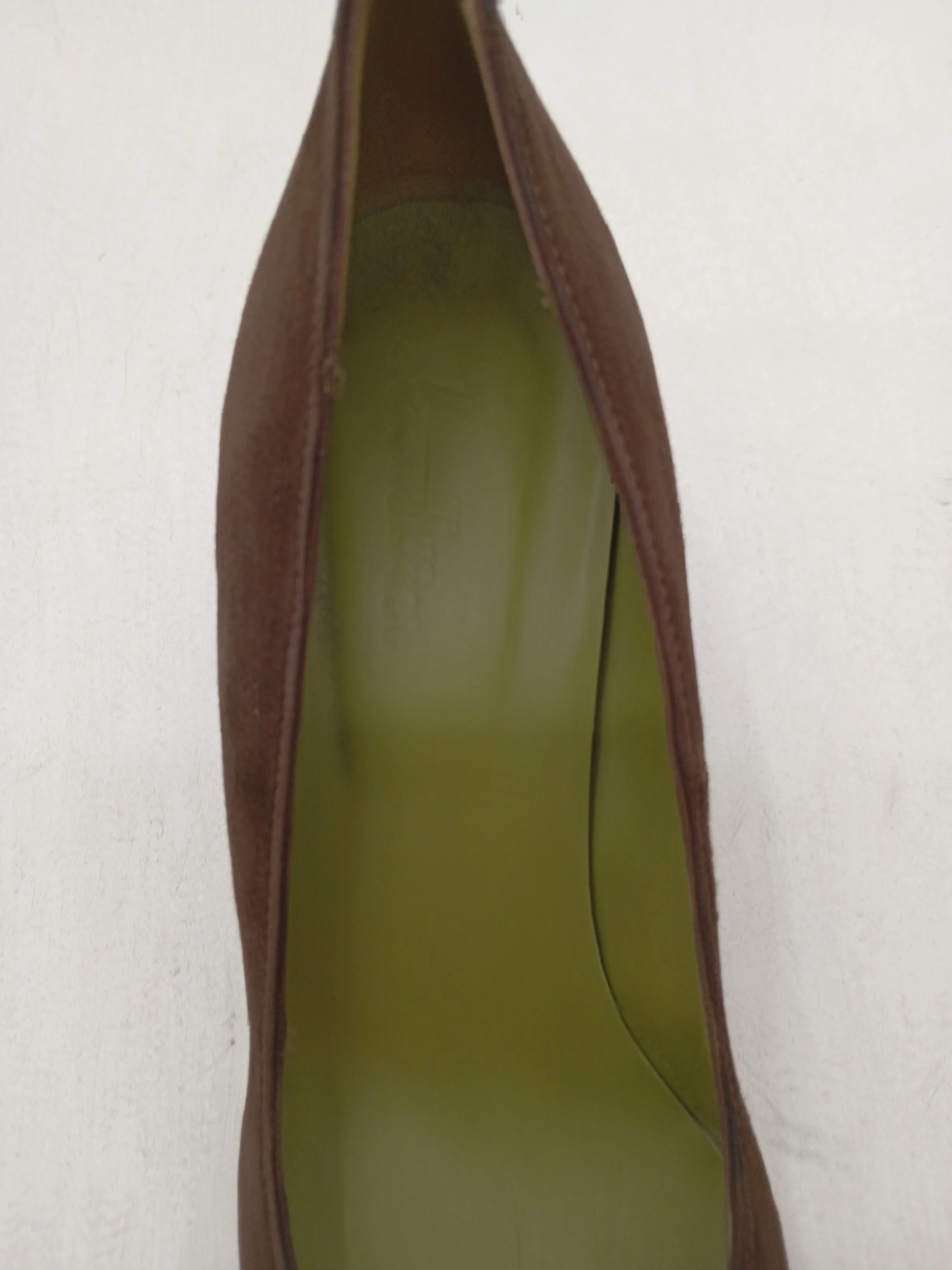 Cole Haan Women's Heels UK 3 Brown 100% Suede Court - Image 5
