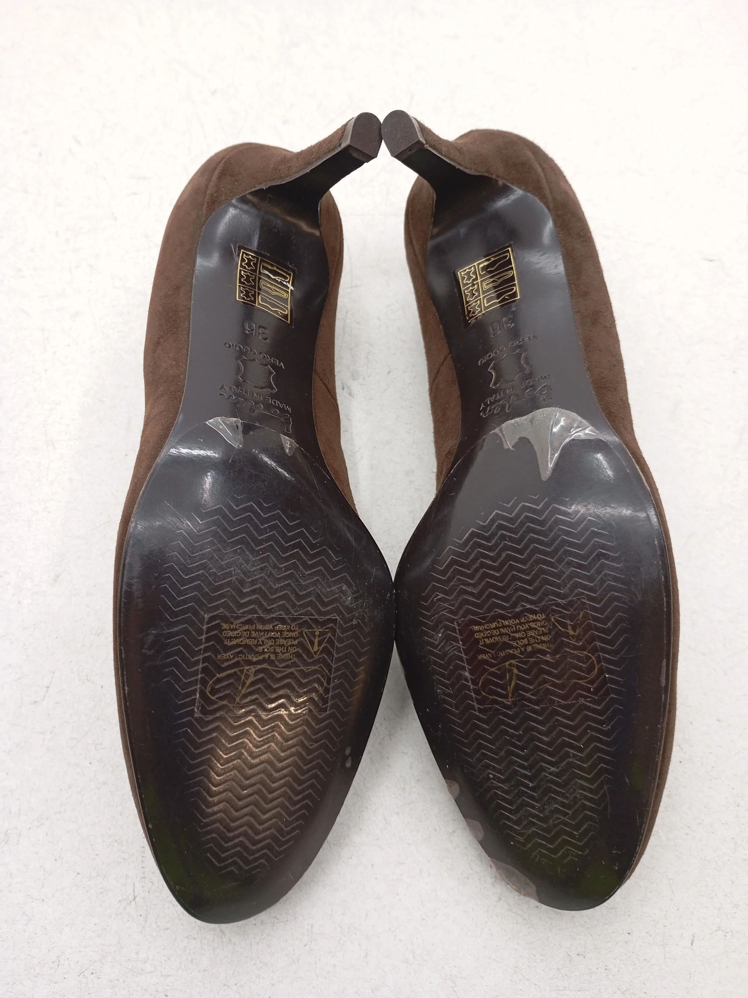Cole Haan Women's Heels UK 3 Brown 100% Suede Court - Image 7
