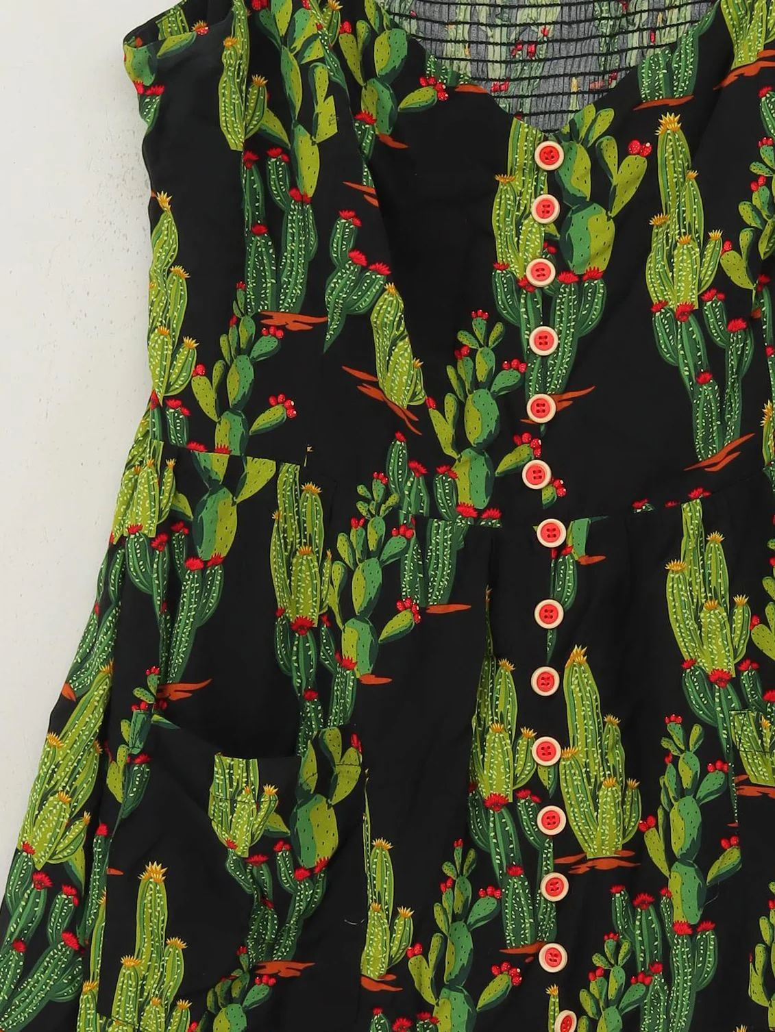 Collectif Tank Midi Dress UK12 in Black - Image 3