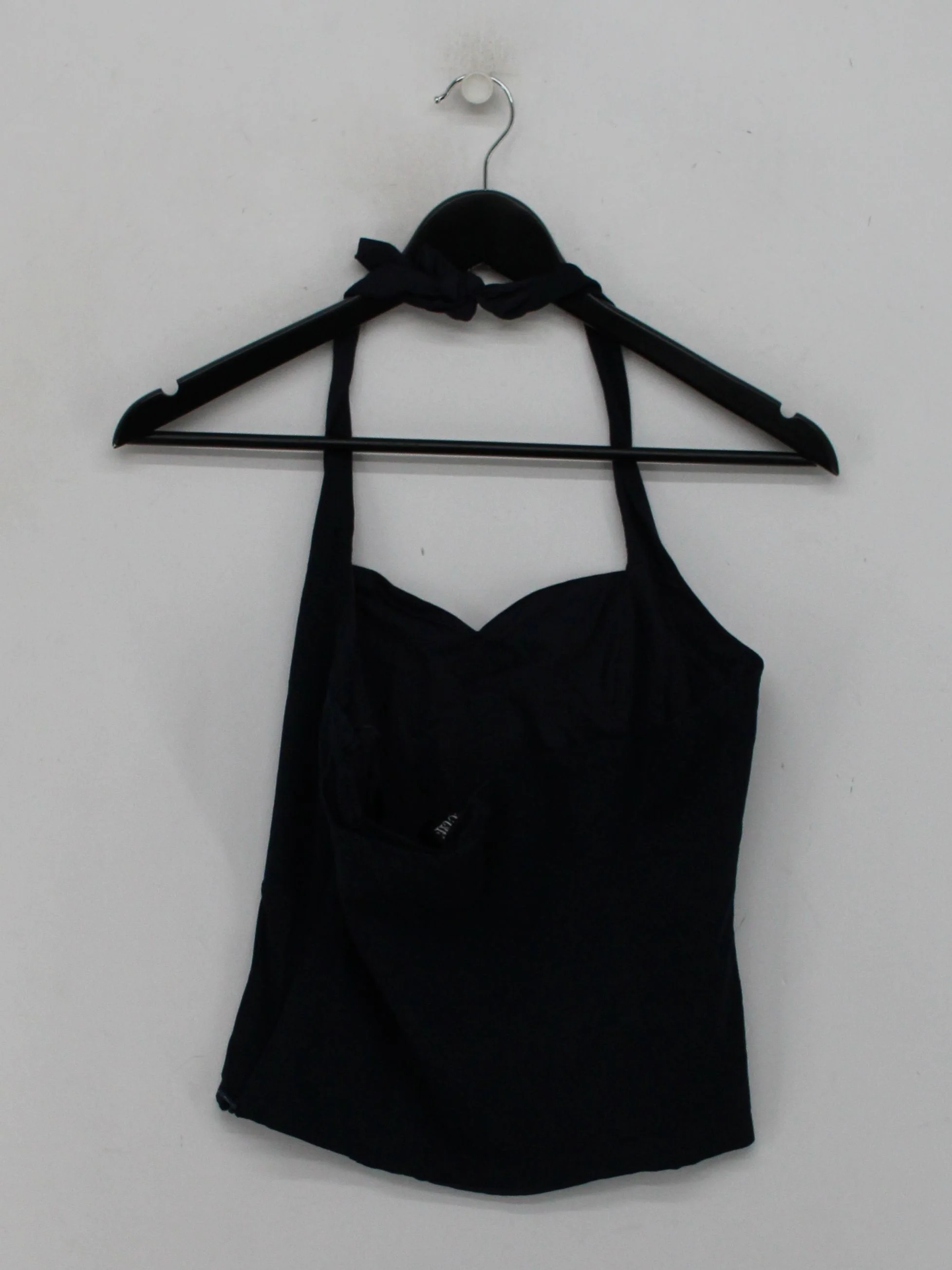 Collectif Women's Top M Black Rayon with Viscose Sleeveless V-Neck Basic - Image 2