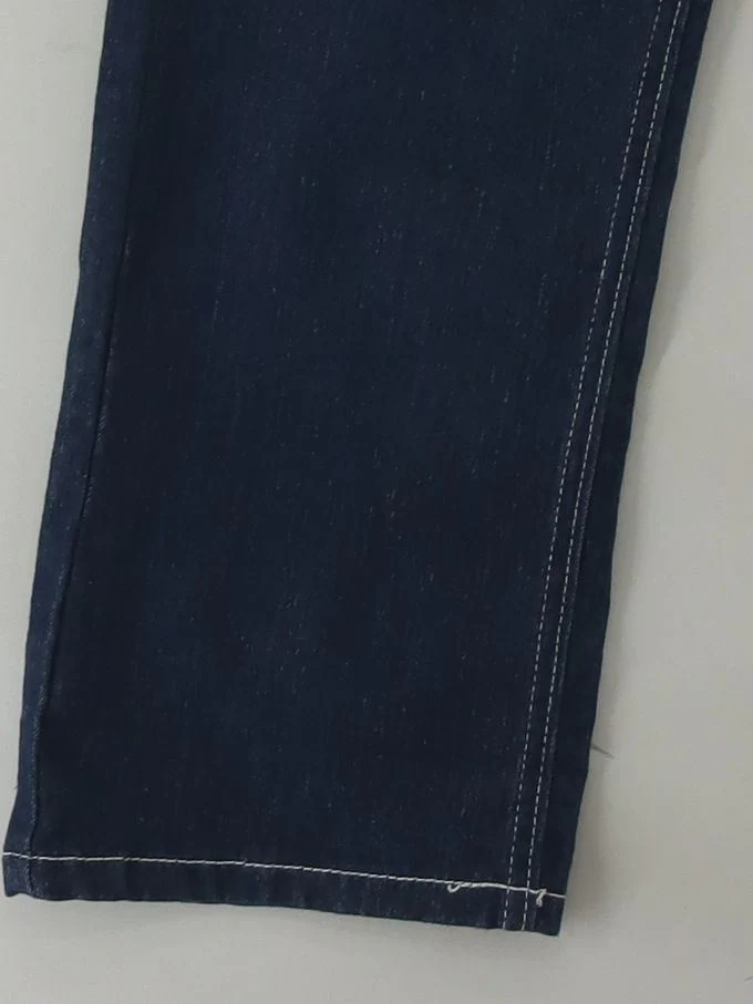 Collectif Women's Trousers UK 14 Blue 100% Cotton Straight Chino - Image 4