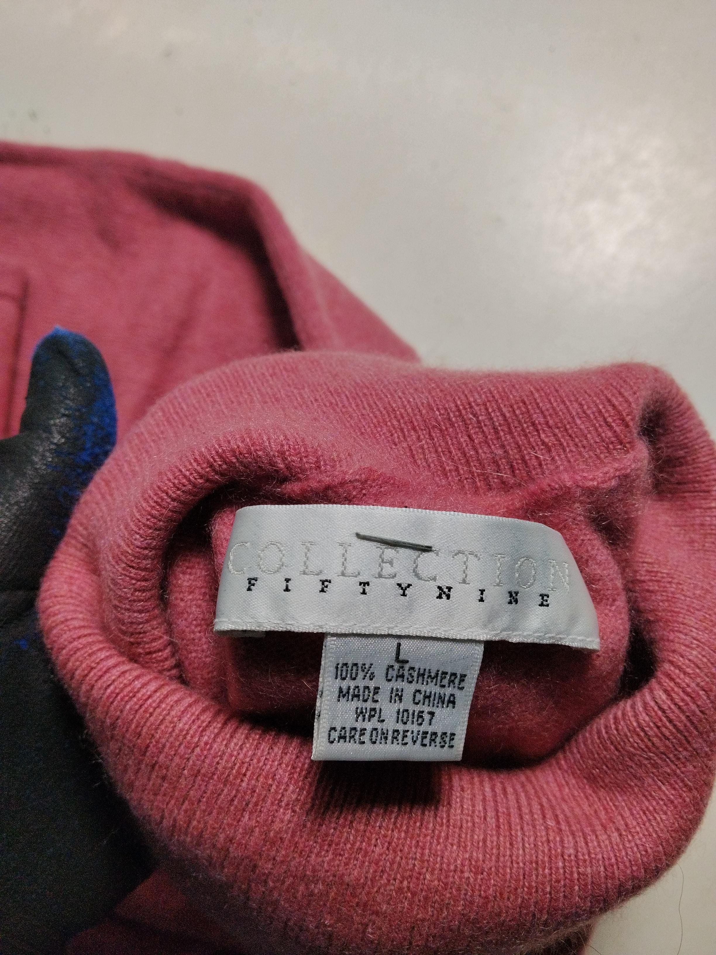 Collection Fifty Nine - Bloomingdale''s Women's Jumper L Pink 100% Cashmere Vest - Image 5