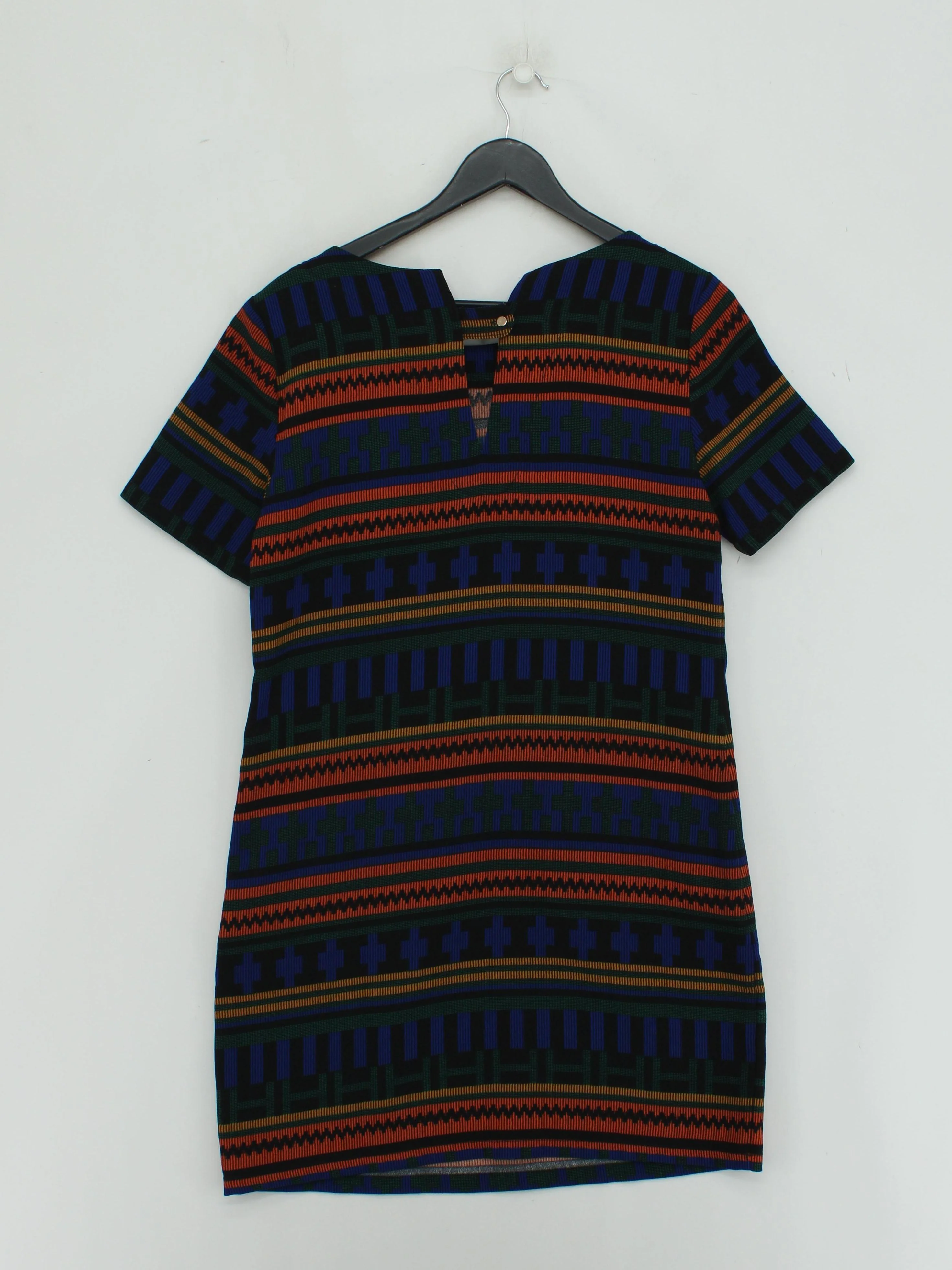 Color Block T-Shirt Mini Dress L in Multi - Image 2