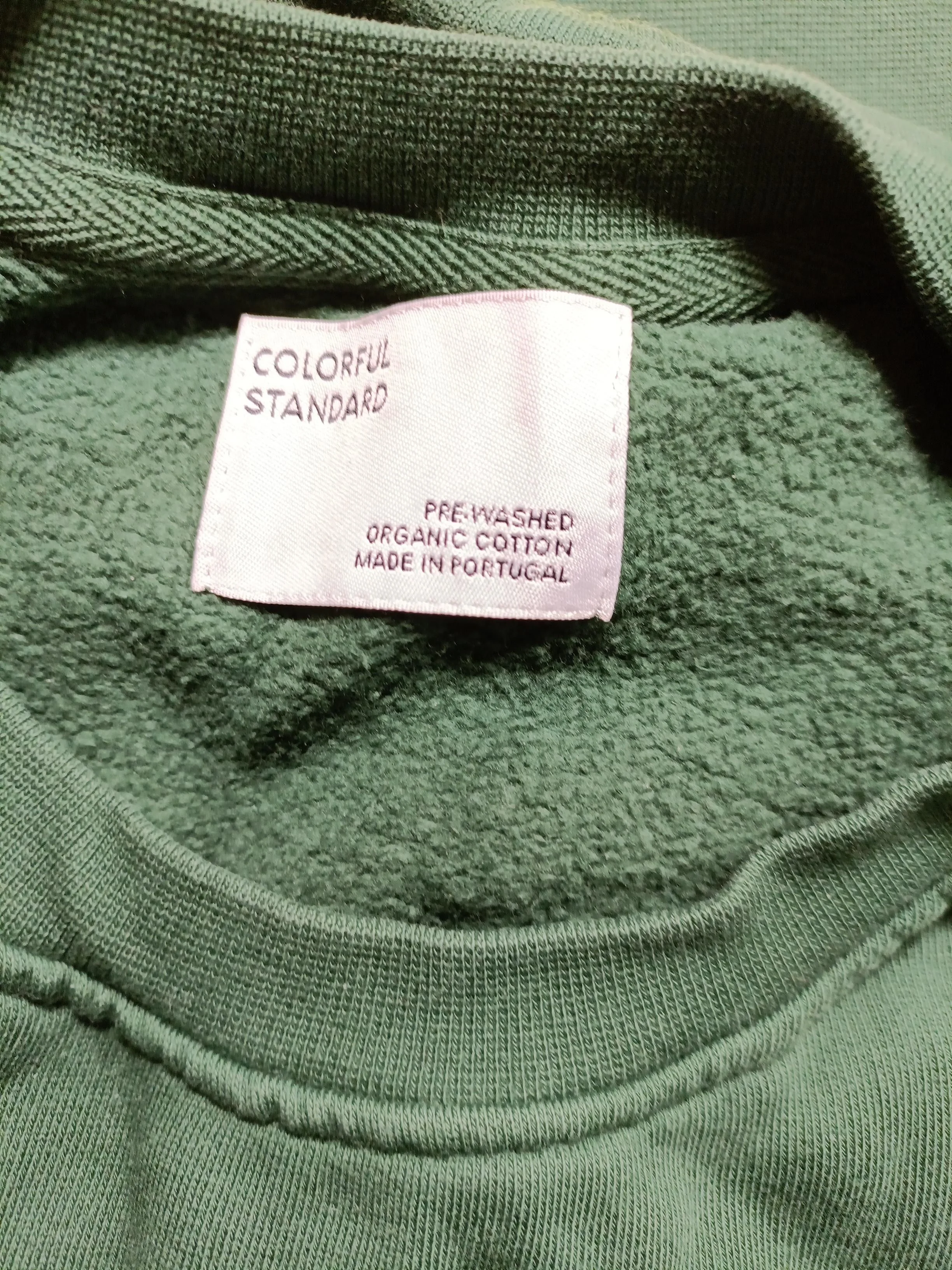 Colorful Standard Men's Hoodie M Green 100% Cotton Pullover - Image 6