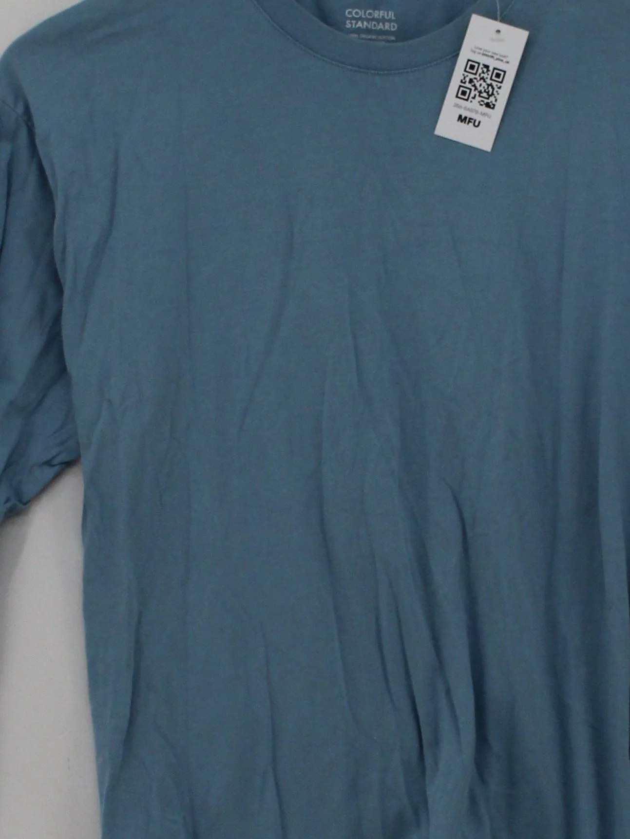 Colorful Standard Men's T-Shirt M Blue 100% Cotton Basic - Image 3
