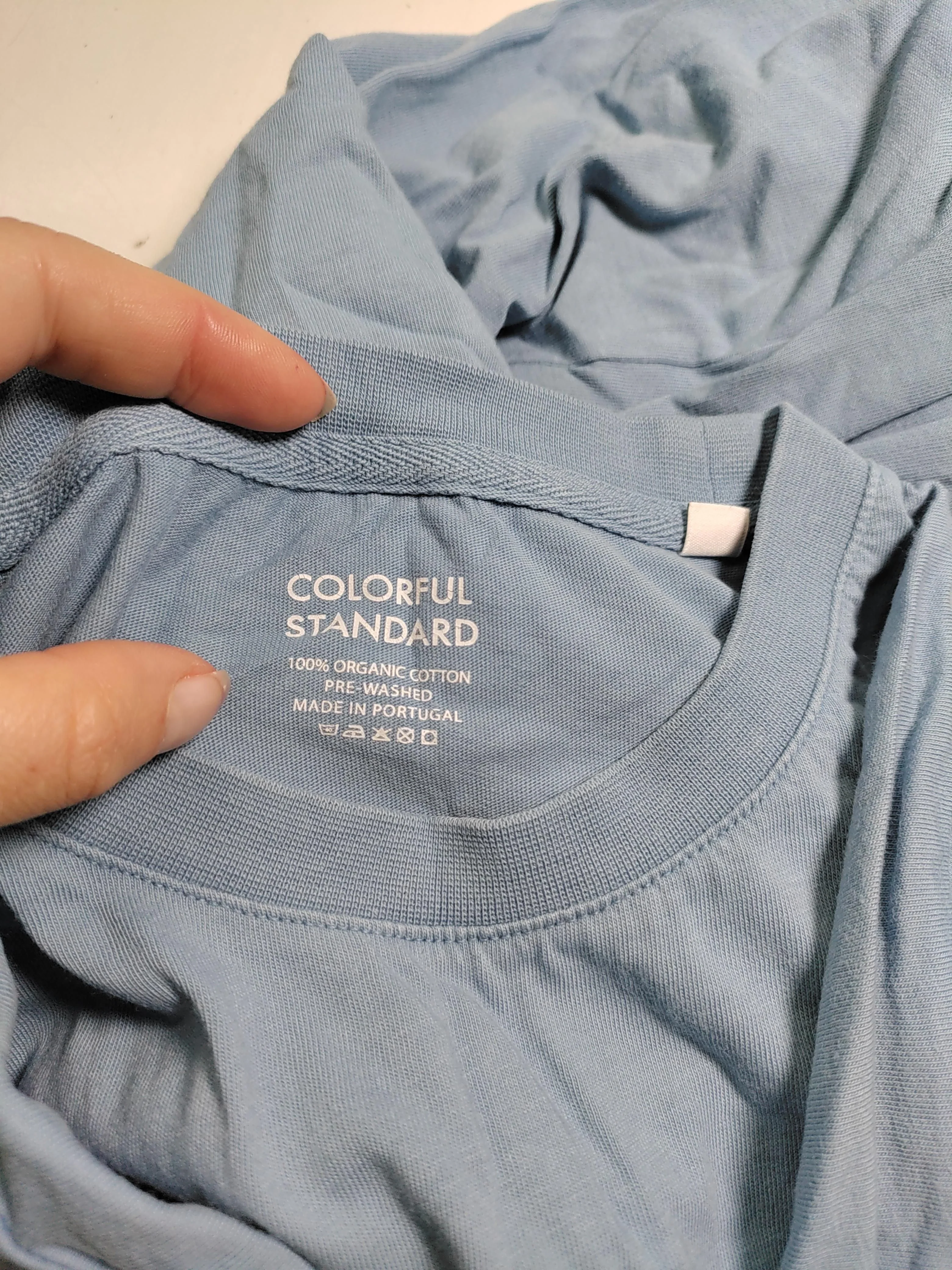 Colorful Standard Men's T-Shirt M Blue 100% Cotton Basic - Image 5