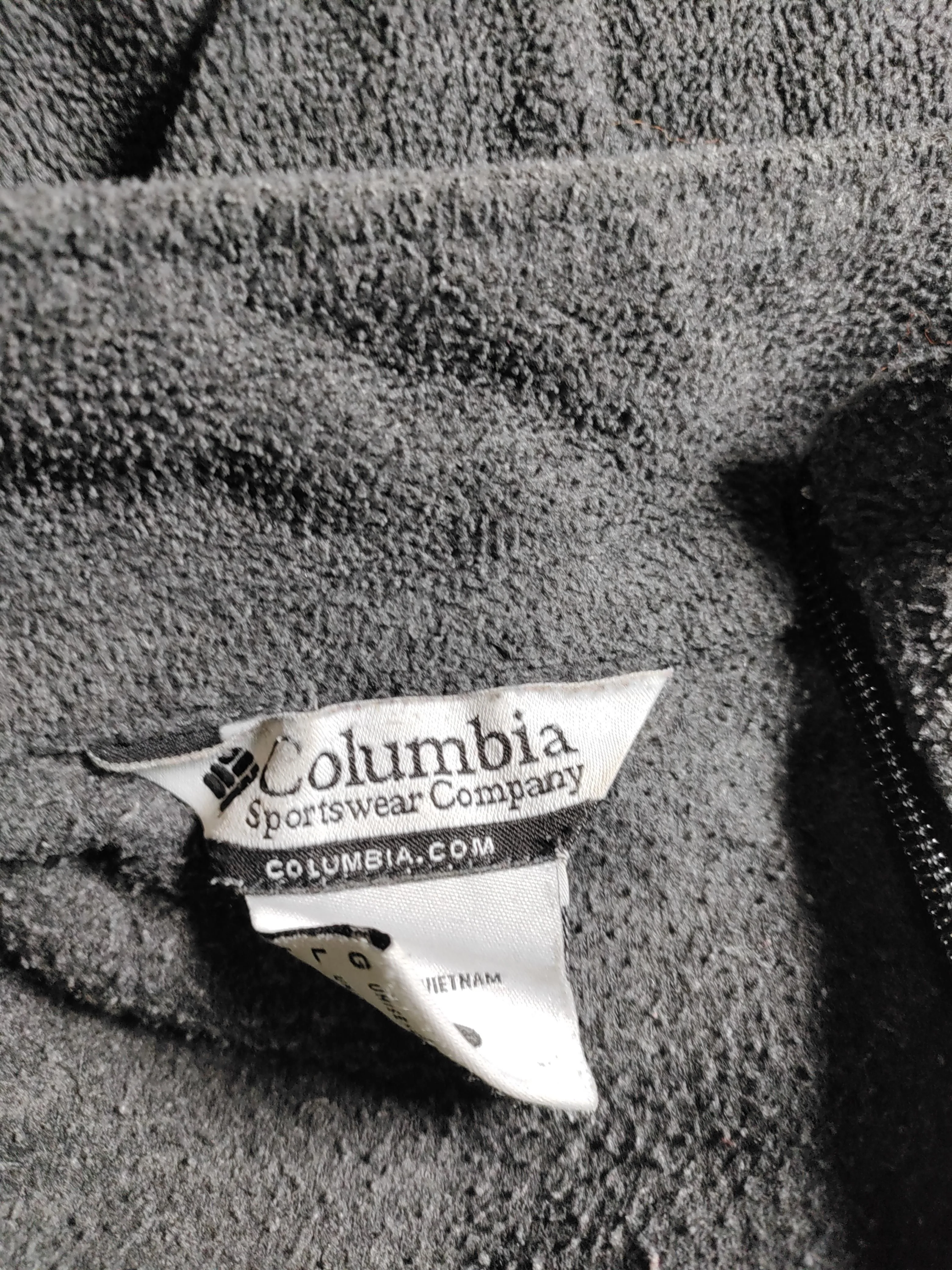 Columbia Men's Jumper L Grey 100% Other Mock Neck Pullover - Image 5