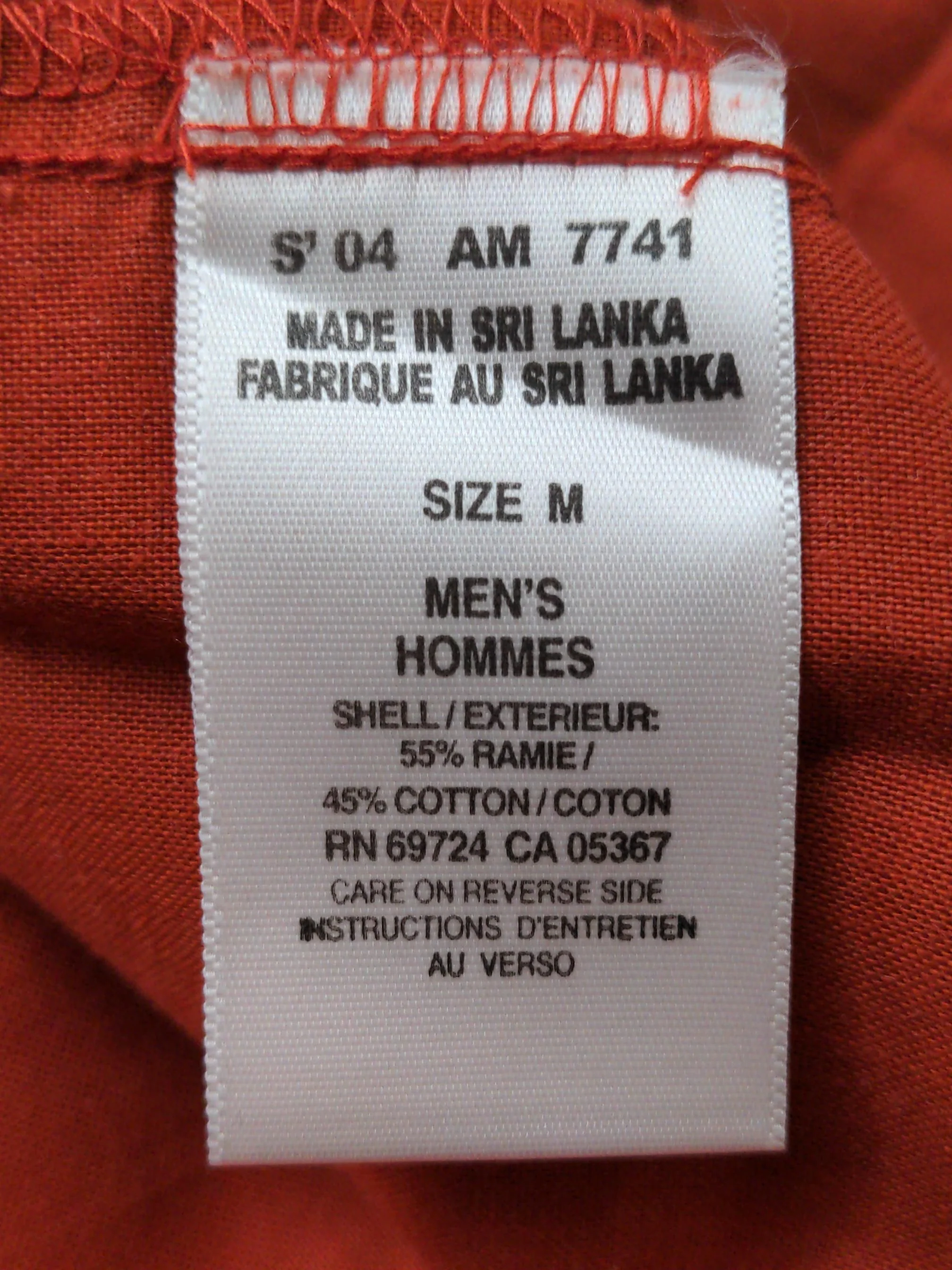 Columbia Men's Shirt M Red Other with Cotton Basic - Image 6