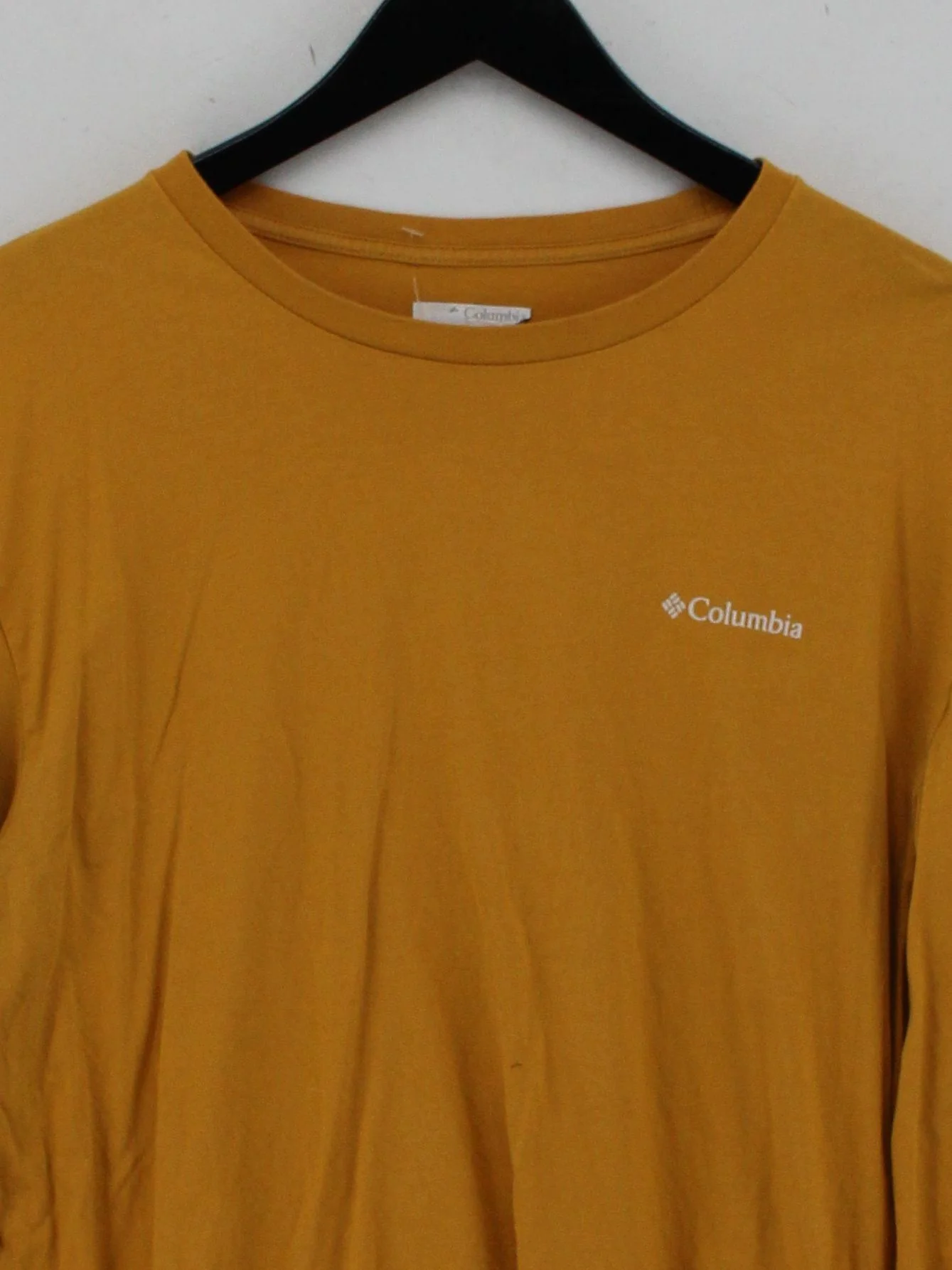Columbia Men's T-Shirt M Yellow 100% Cotton Basic - Image 3