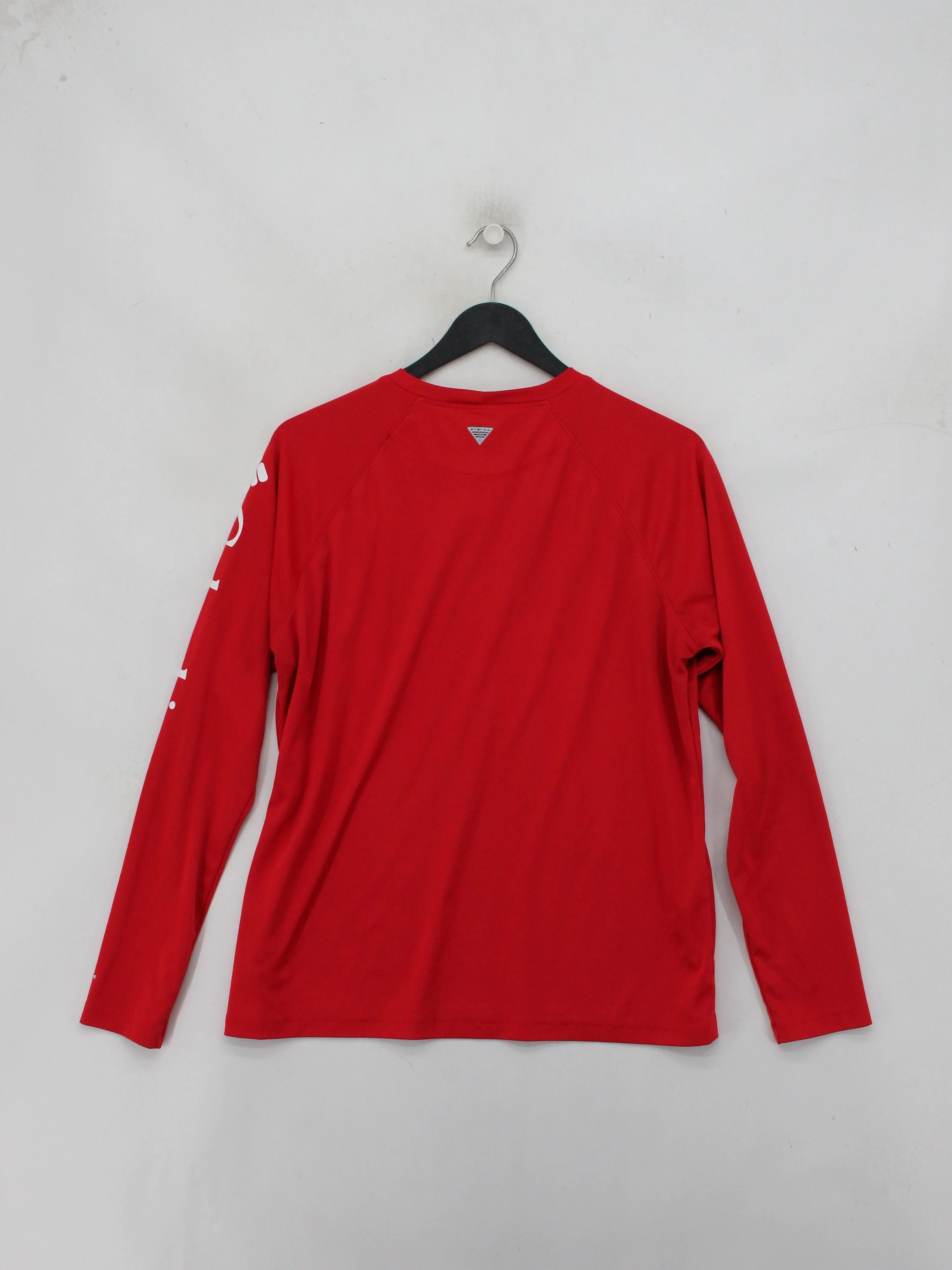 Columbia Men's T-Shirt XL Red 100% Polyester Round Neck Basic - Image 2