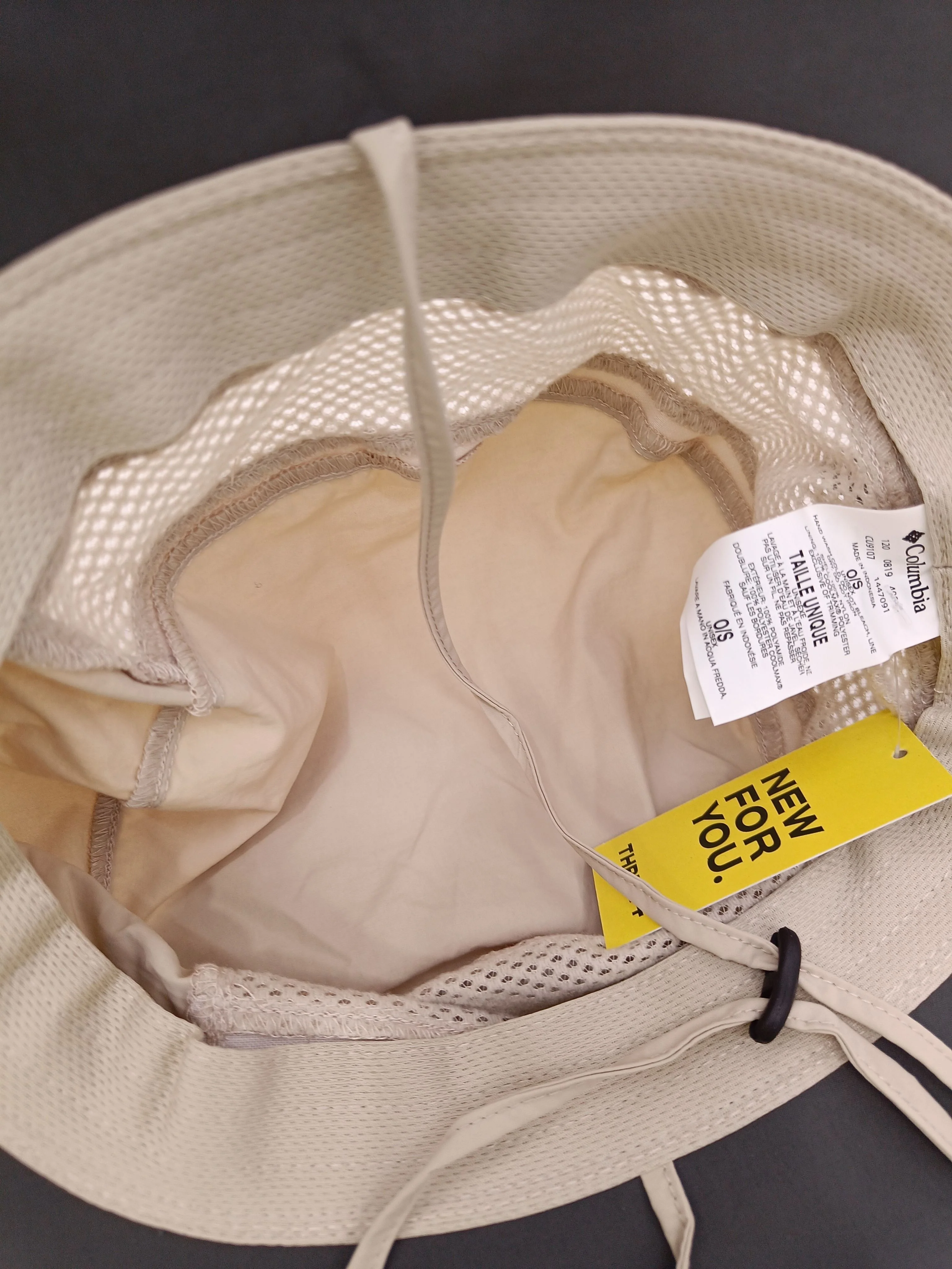 Columbia Women's Hat Cream Nylon with Polyamide, Polyester Sun Hat New with tags - Image 4