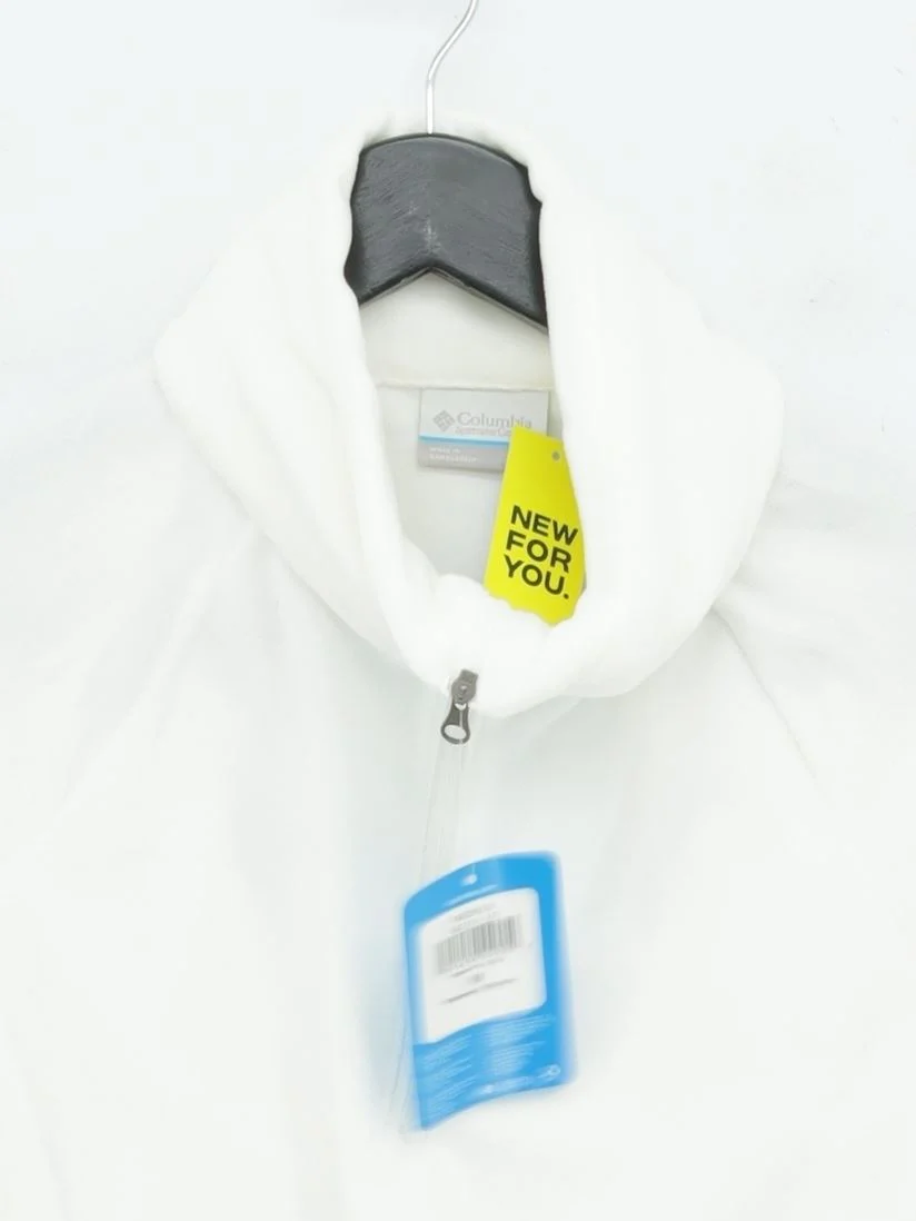 Columbia Women's Jumper M White 100% Polyester High Neck Pullover New with tags - Image 3