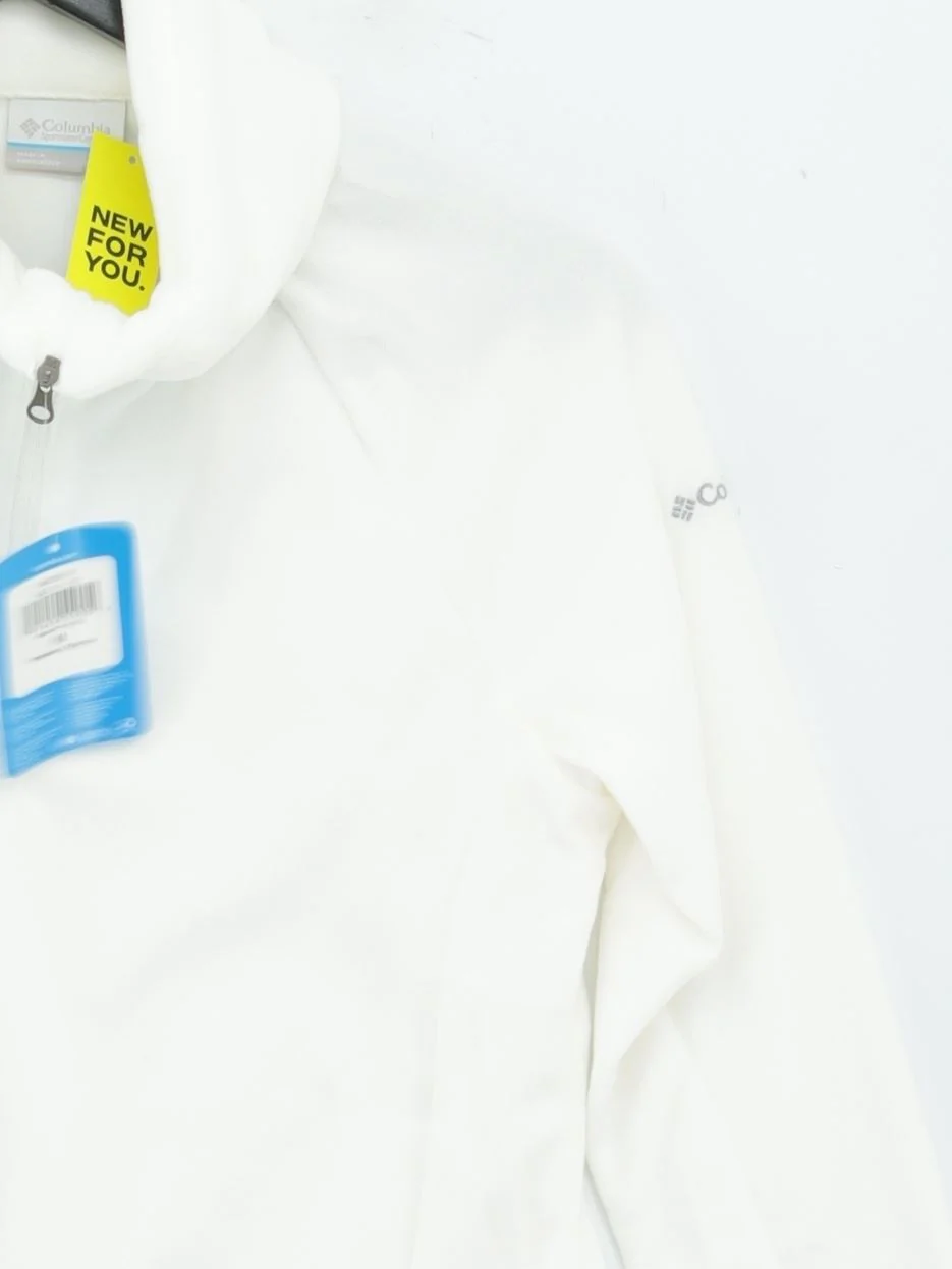 Columbia Women's Jumper M White 100% Polyester High Neck Pullover New with tags - Image 4