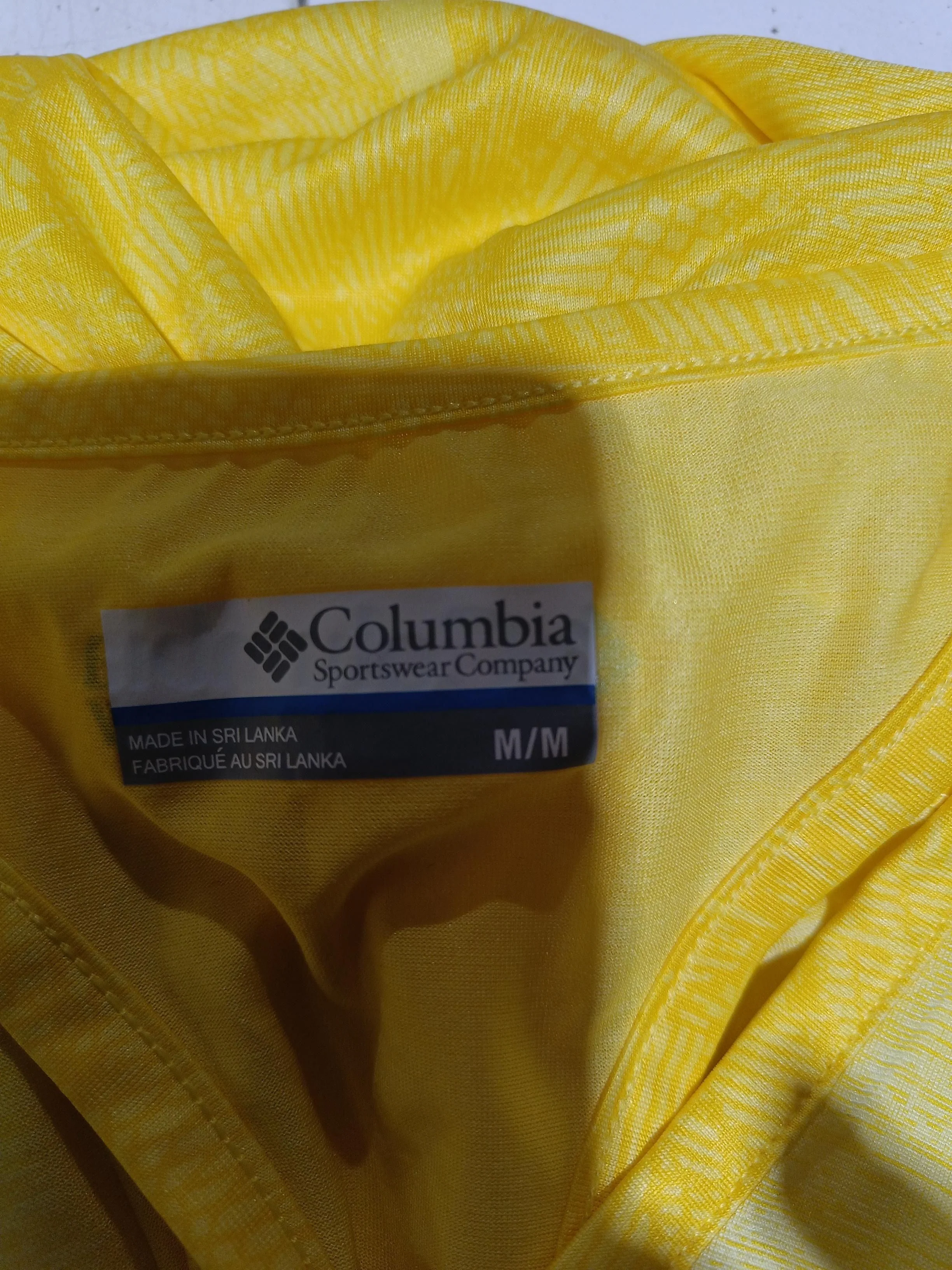 Columbia Women's T-Shirt M Yellow 100% Polyester Sleeveless Basic - Image 5