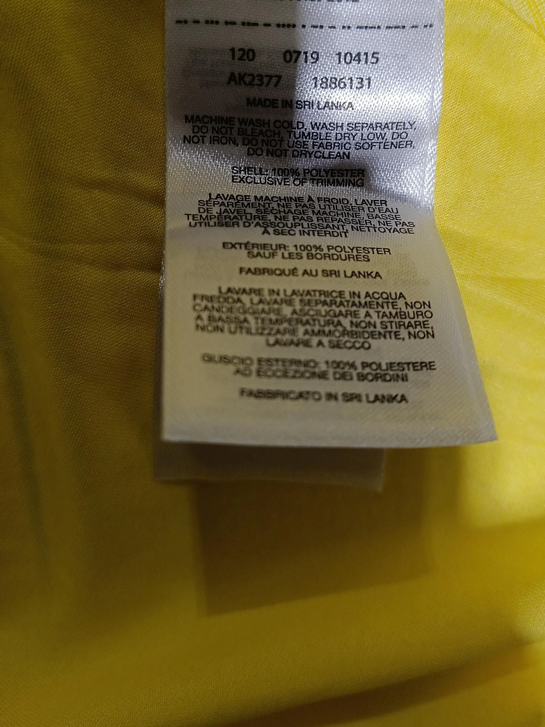 Columbia Women's T-Shirt M Yellow 100% Polyester Sleeveless Basic - Image 6