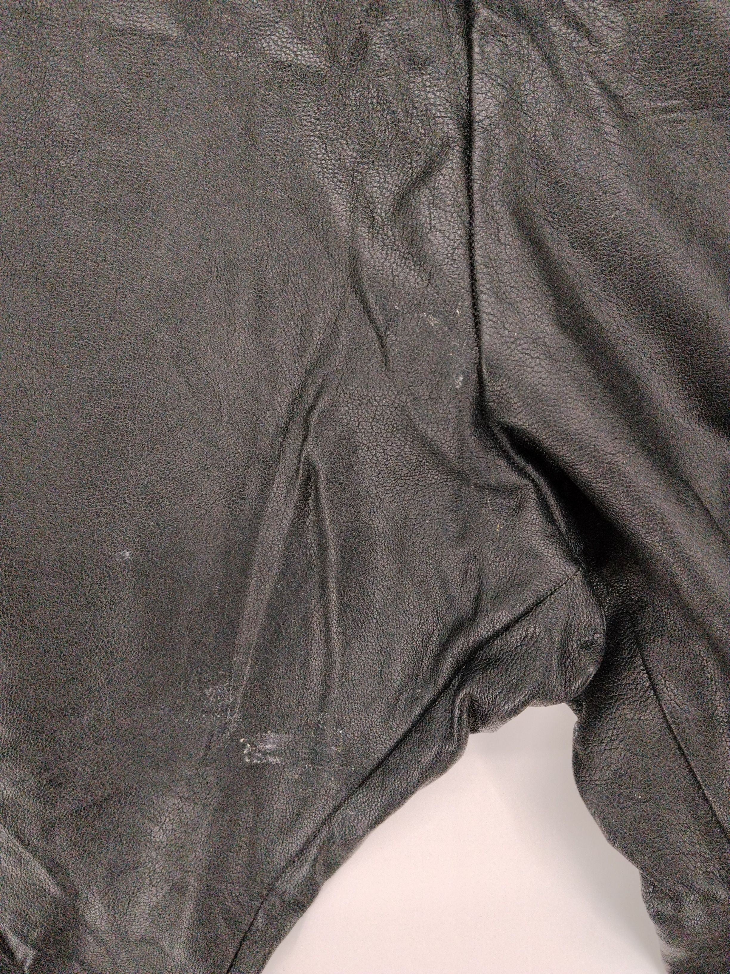 Commando Women's Leggings M Black Faux Leather - Image 5