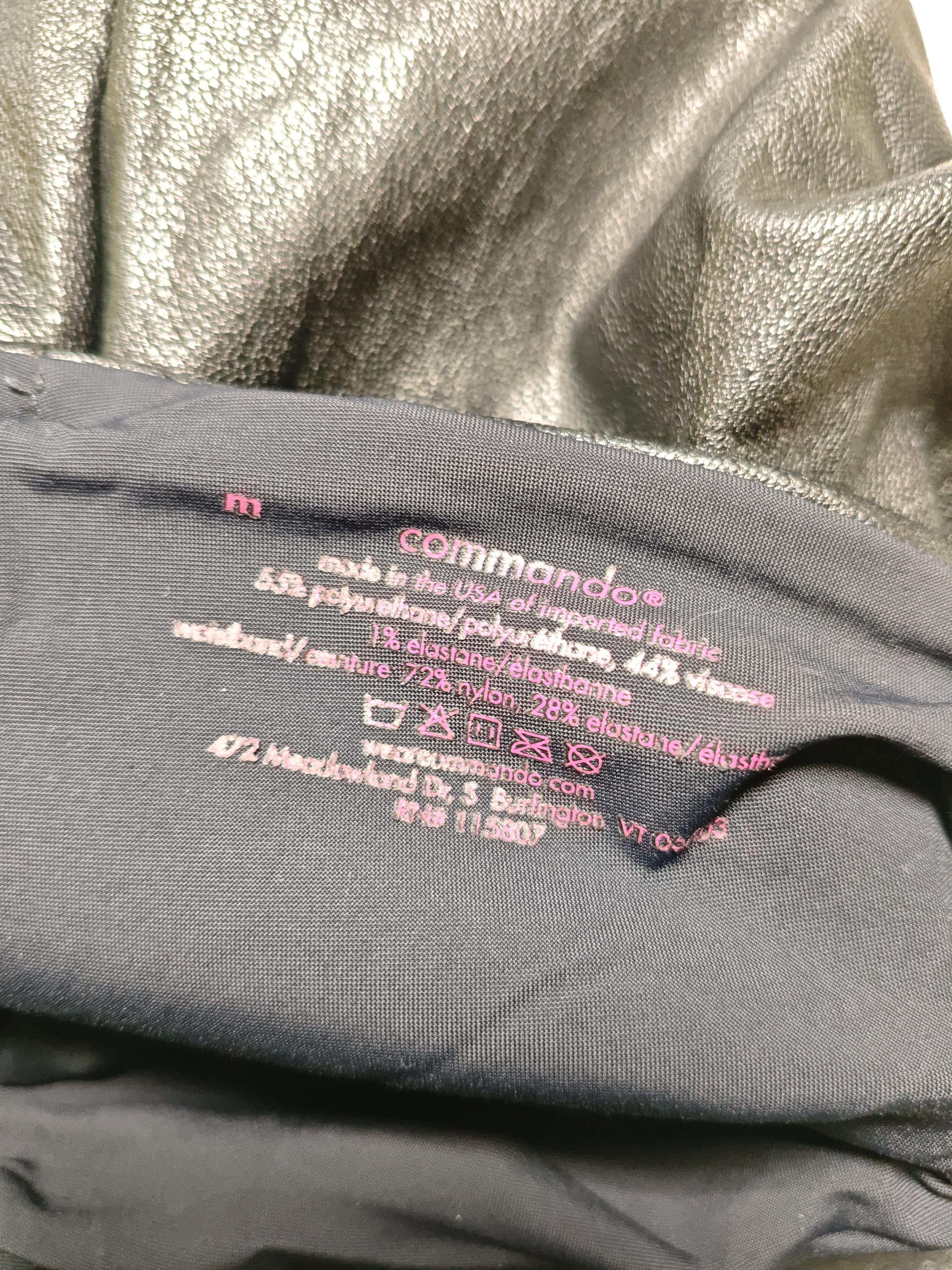 Commando Women's Leggings M Black Polyester with Elastane, Nylon Full length - Image 6