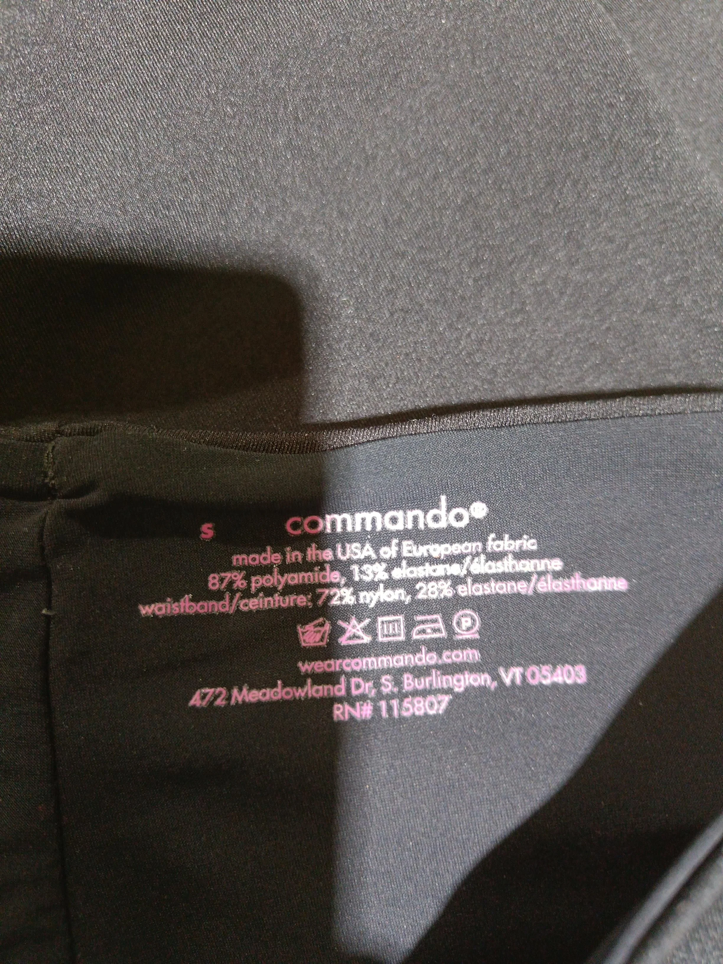 Commando Women's Leggings S Black Polyamide with Elastane, Nylon Full length - Image 5