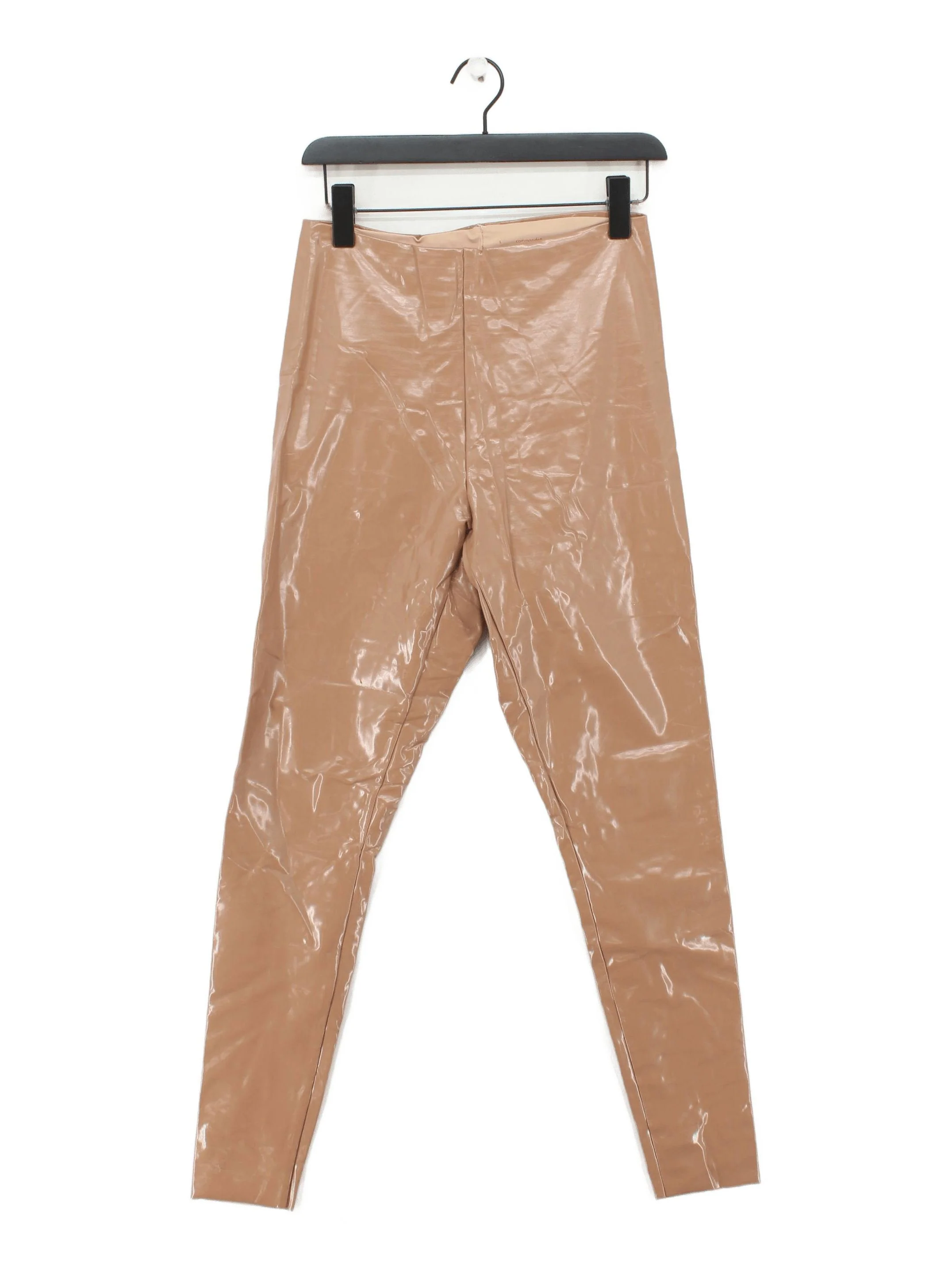 Commando Women's Trousers L Tan Polyester with Viscose, Elastane, Nylon Chino