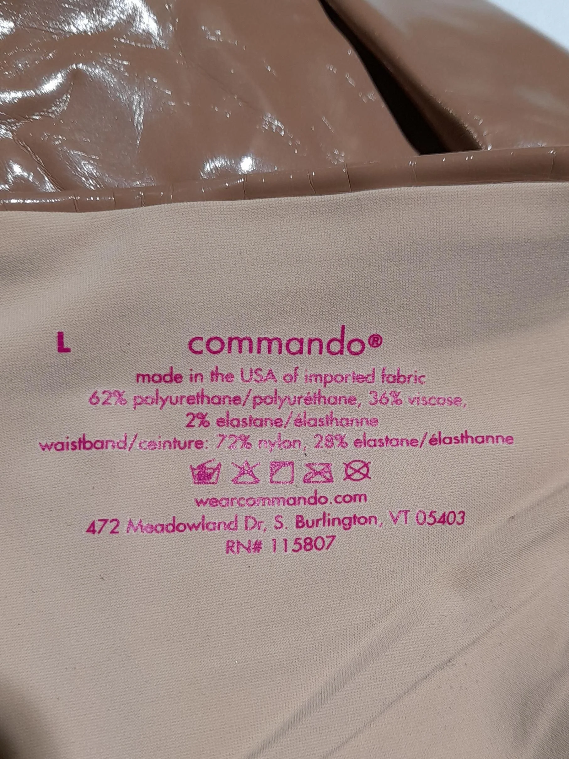 Commando Women's Trousers L Tan Polyester with Viscose, Elastane, Nylon Chino - Image 5