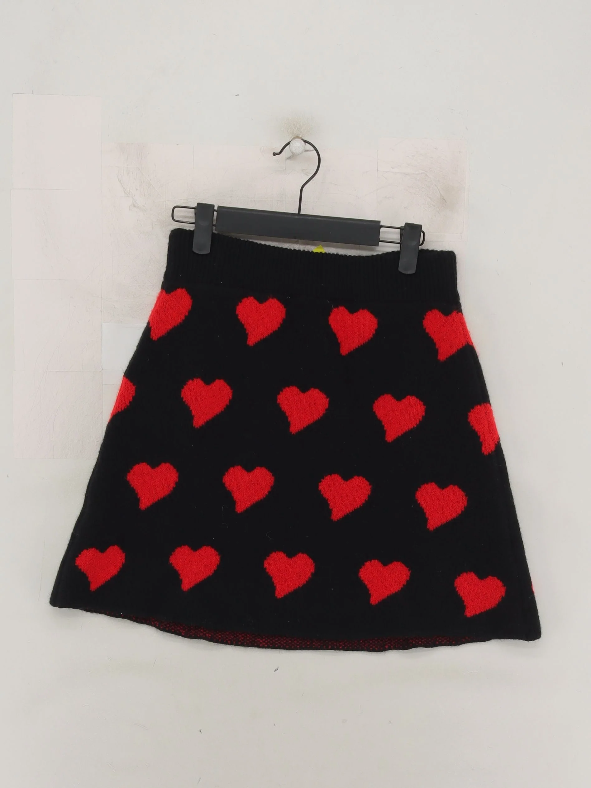 Compania Fantastica Women's Mini Skirt S Black Polyester with Acrylic Short Mini - Image 2