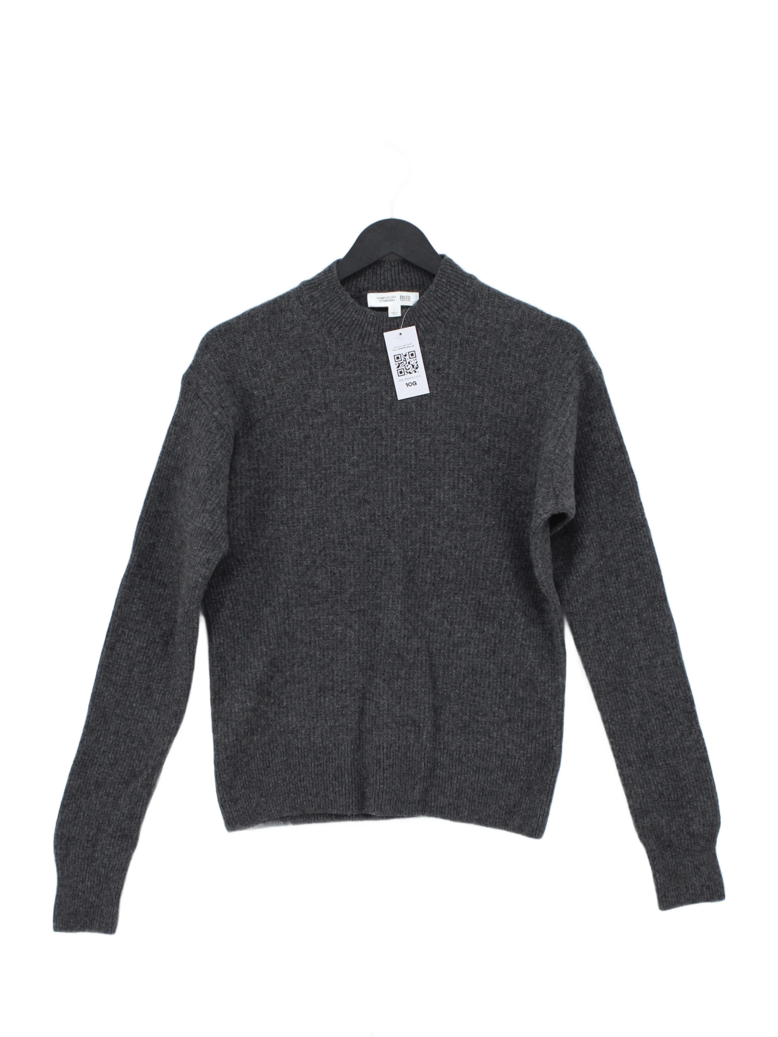 Comptoir Des Cotonniers Men's Jumper S Grey 100% Other Mock Neck Pullover