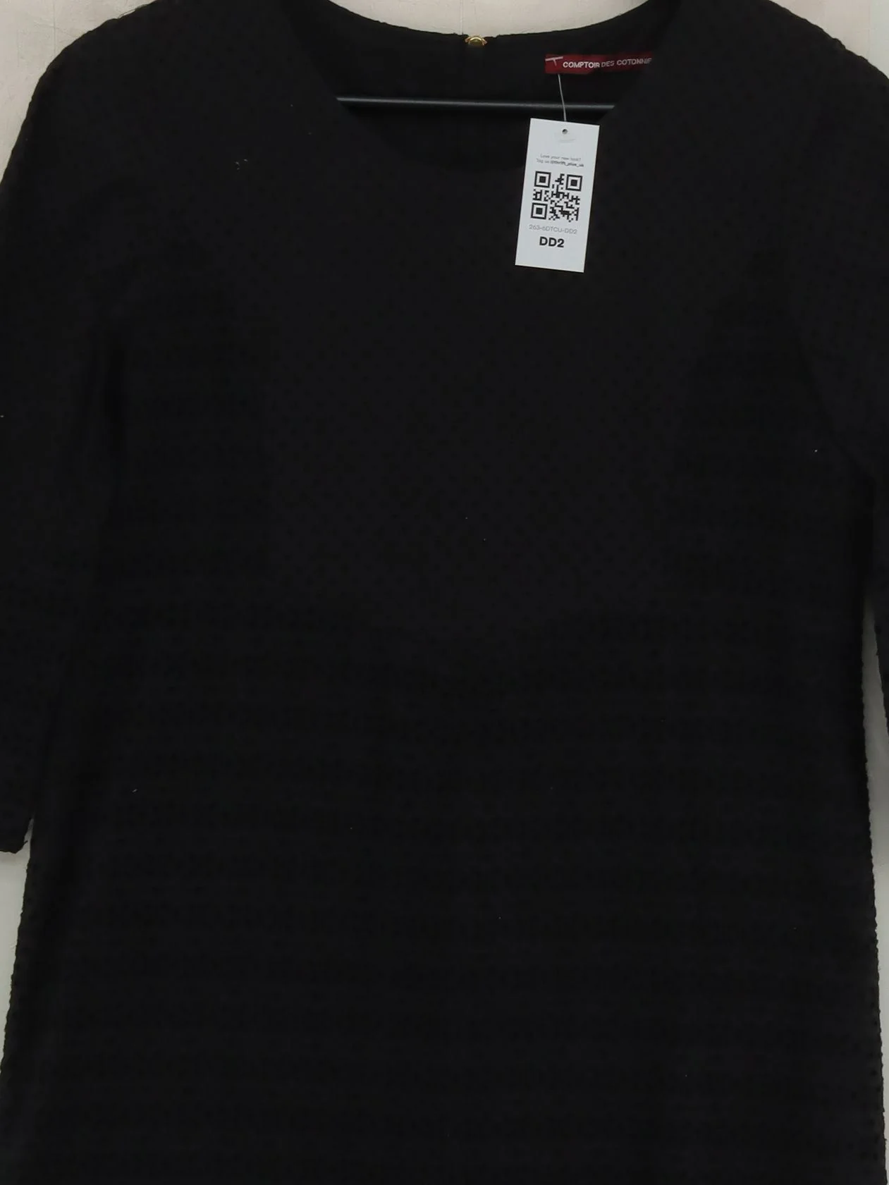 Comptoir des Cotonniers T-Shirt Mini Dress in Black - Image 3