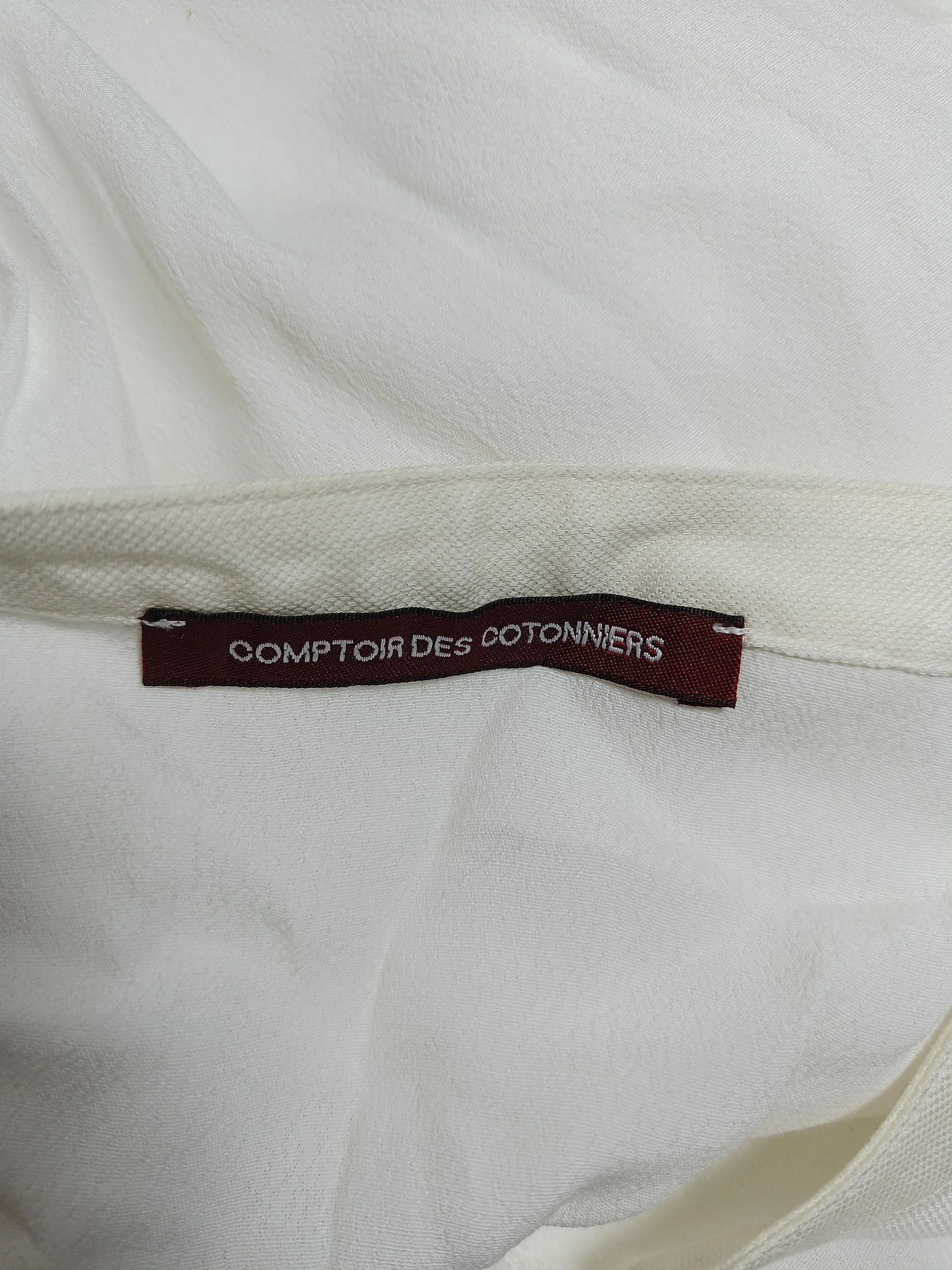 Comptoir Des Cotonniers Women's Blouse L White Viscose - Image 5