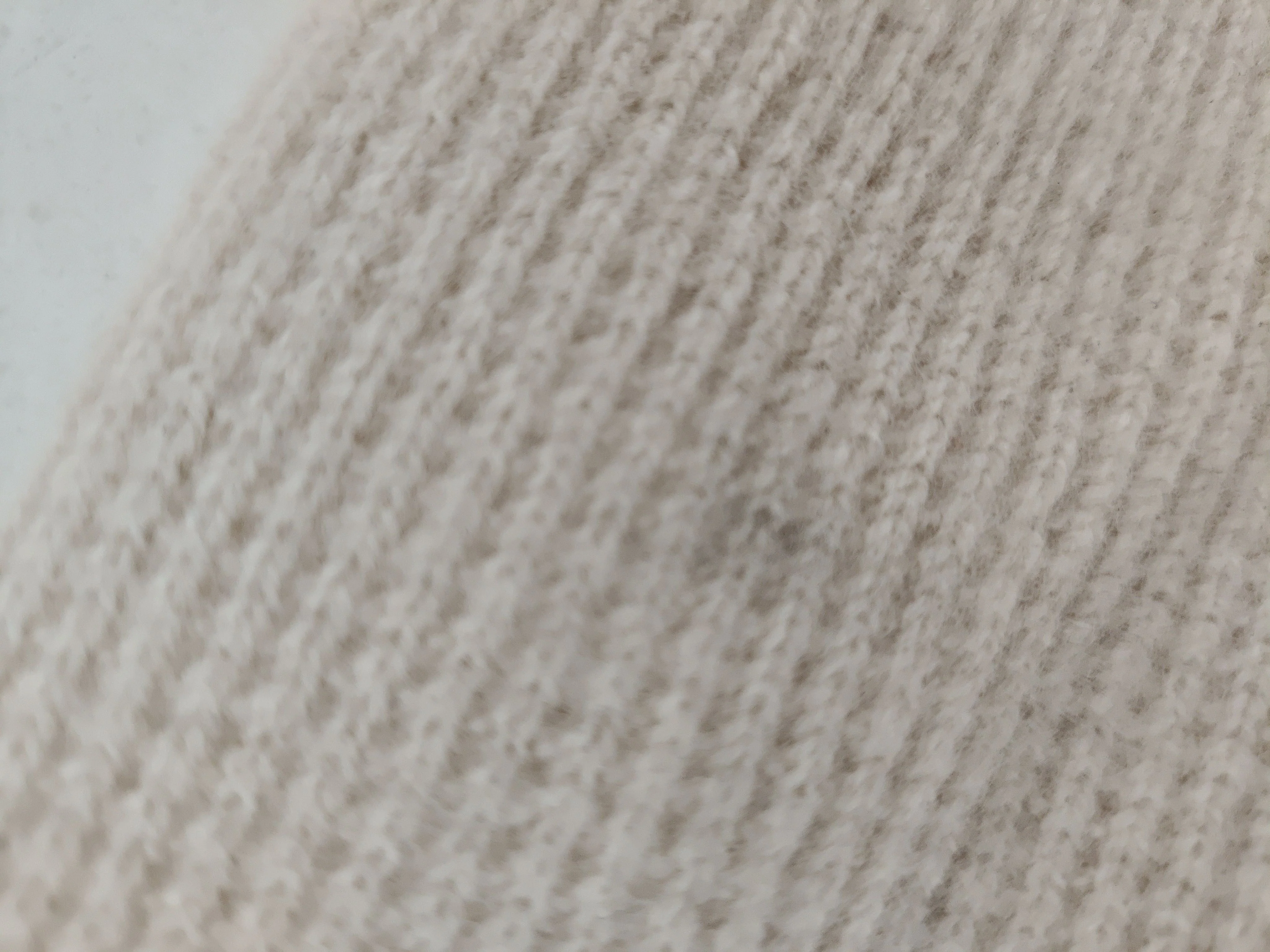 Comptoir Des Cotonniers Women's Jumper S Cream 100% Wool High Neck Pullover - Image 5