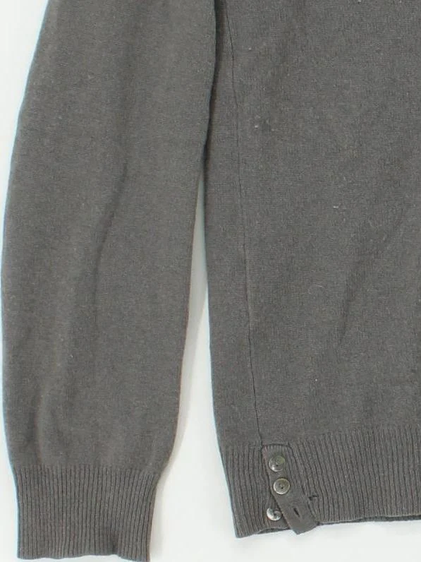 Comptoir Des Cotonniers Women's Jumper XXS Grey 100% Cashmere Pullover - Image 4
