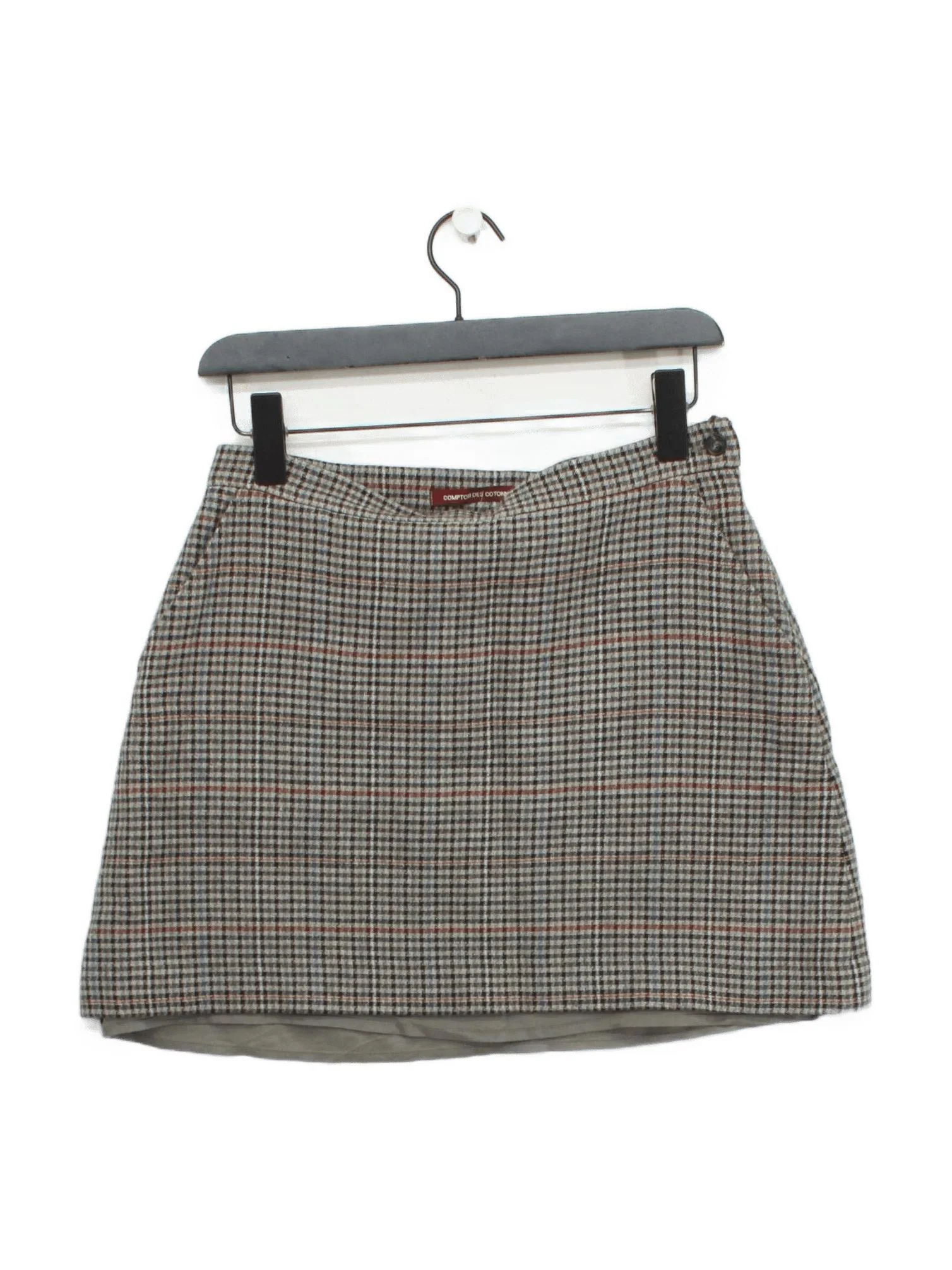 Comptoir Des Cotonniers Women's Mini Skirt M Grey Wool