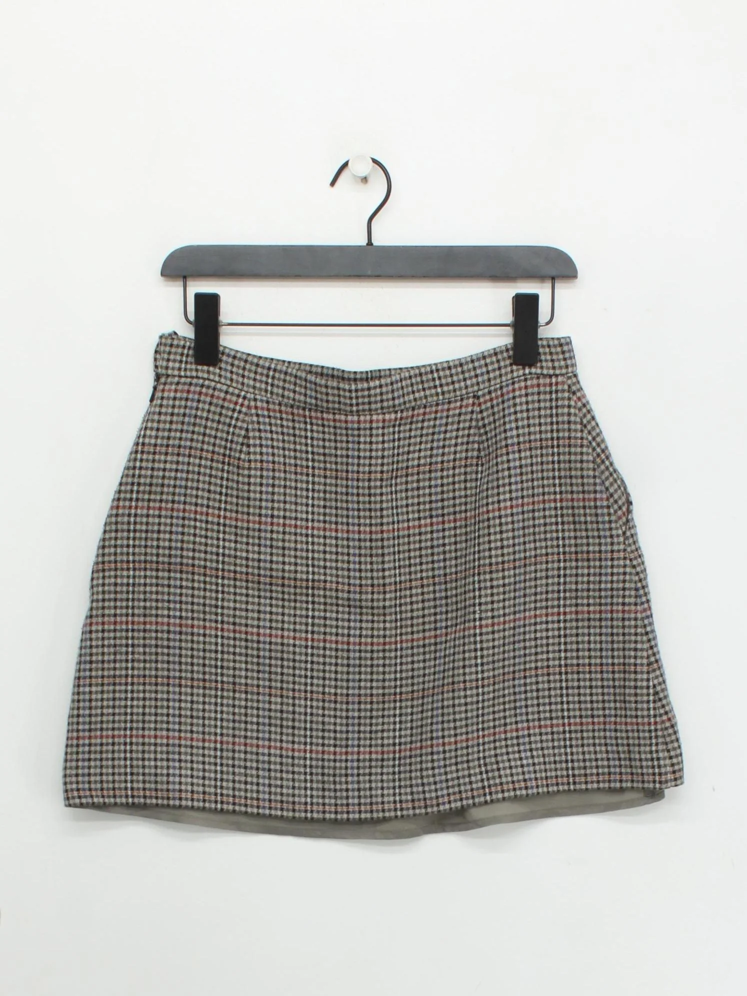 Comptoir Des Cotonniers Women's Mini Skirt M Grey Wool - Image 2