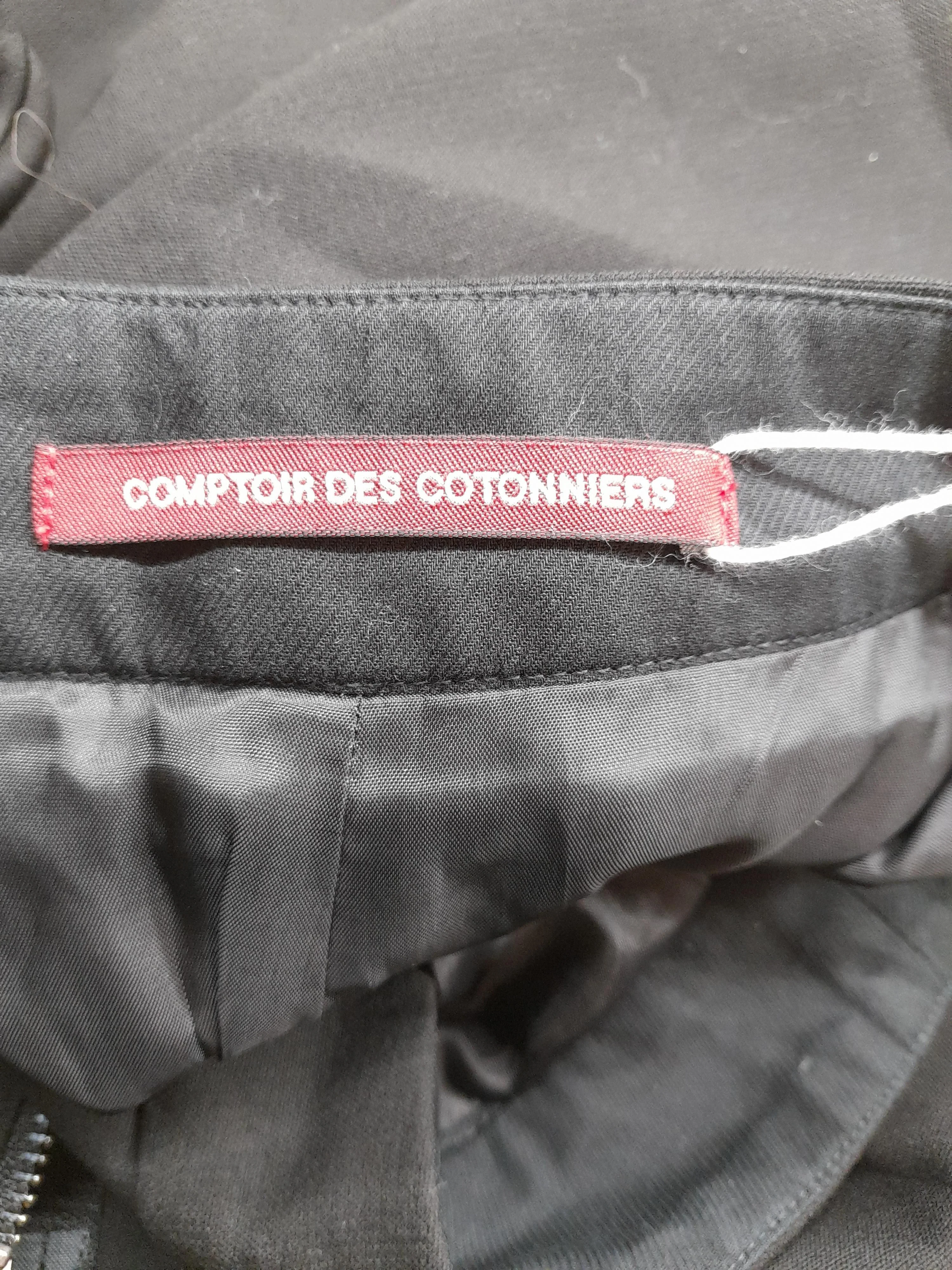 Comptoir Des Cotonniers Women's Mini Skirt UK 16 Black Polyester - Image 5