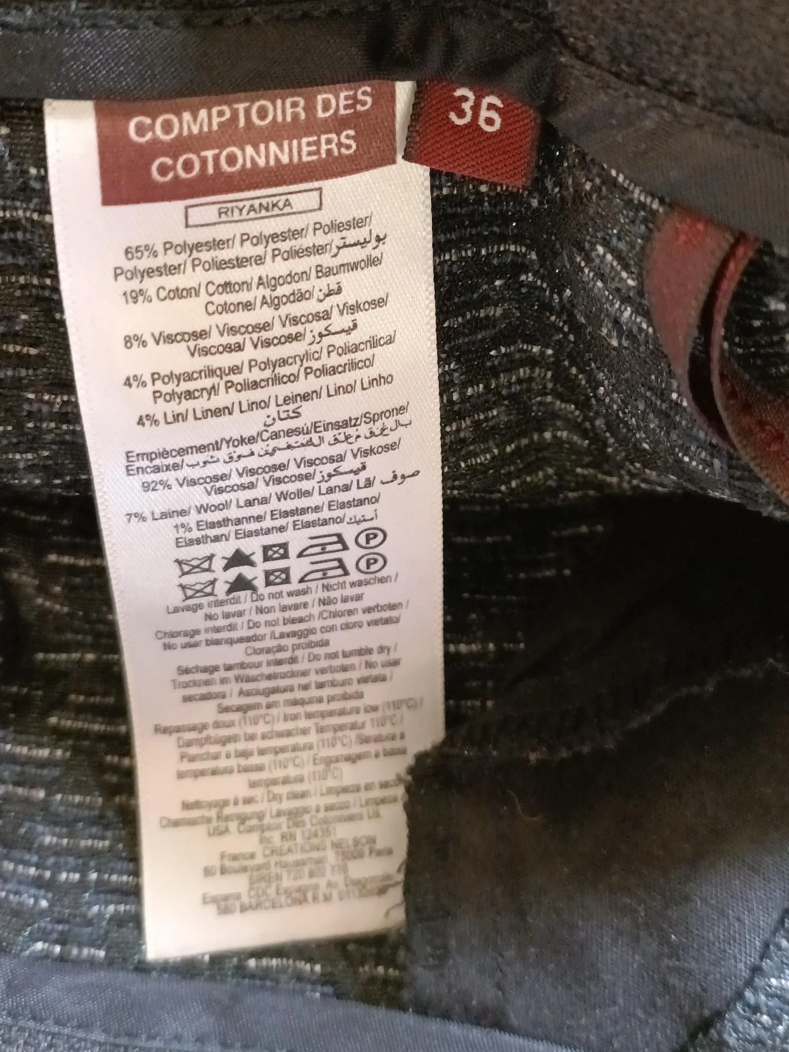 Comptoir Des Cotonniers Women's Shorts UK 8 Grey Polyester - Image 7