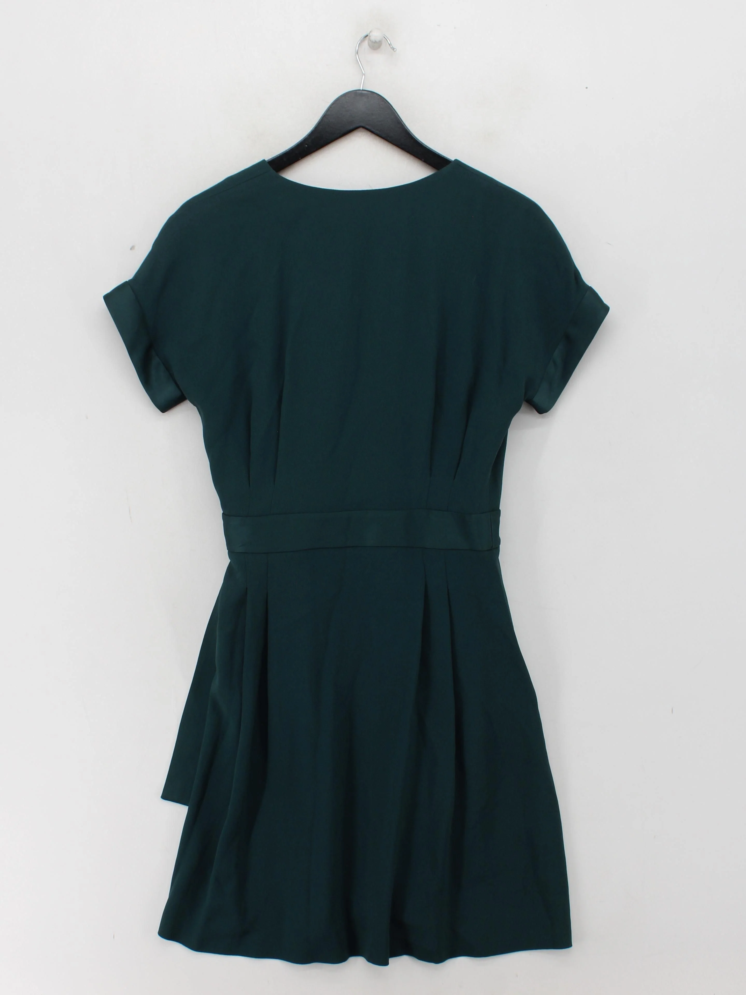 Comptoir des Cotonniers Wrap Mini Dress M in Green - Image 2