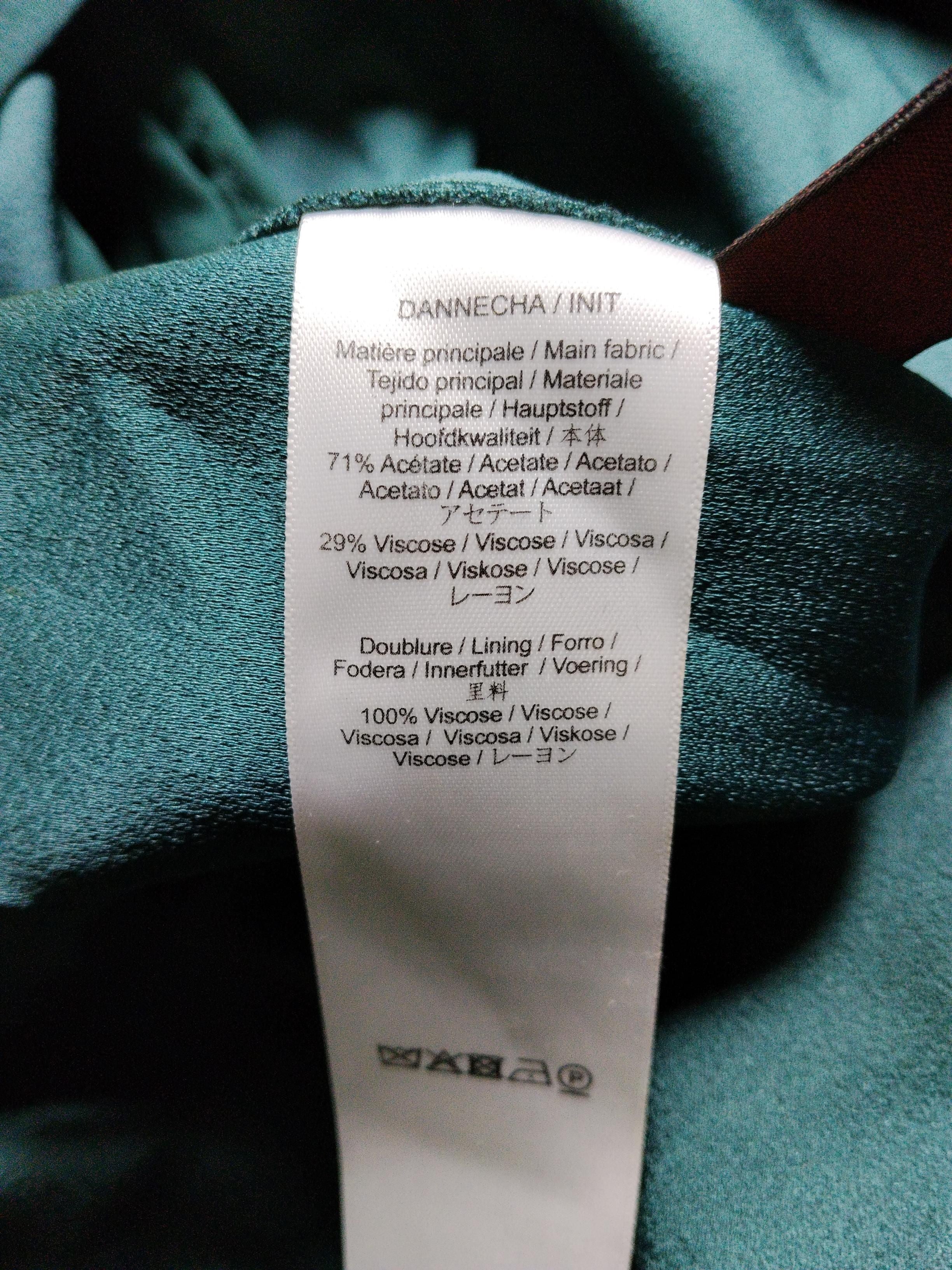 Comptoir des Cotonniers Wrap Mini Dress M in Green - Image 6