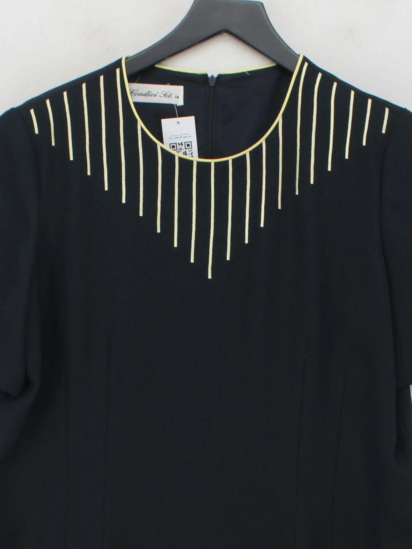 Condici Set Shirt Midi Dress UK18 in Black - Image 3