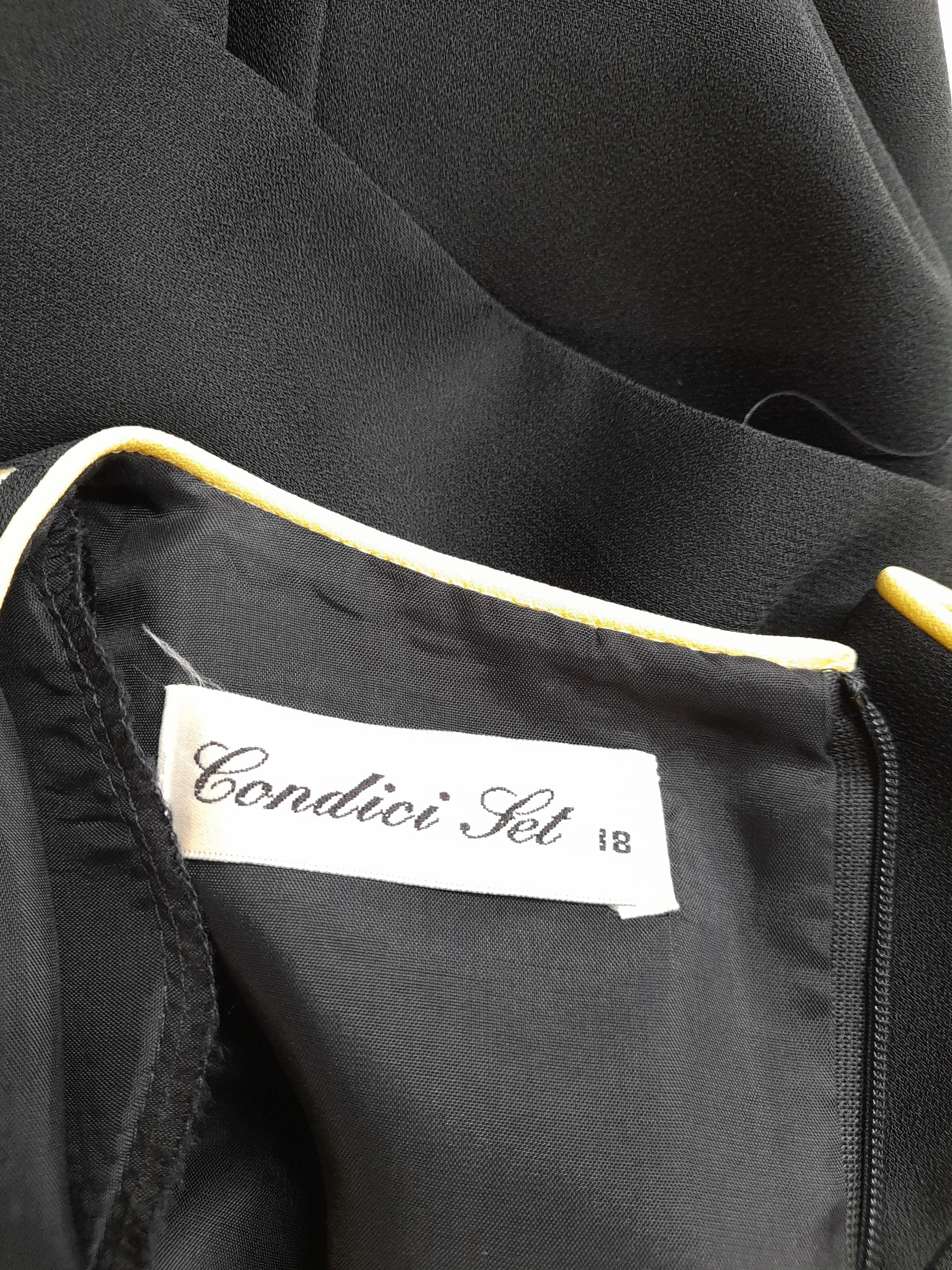 Condici Set Shirt Midi Dress UK18 in Black - Image 5